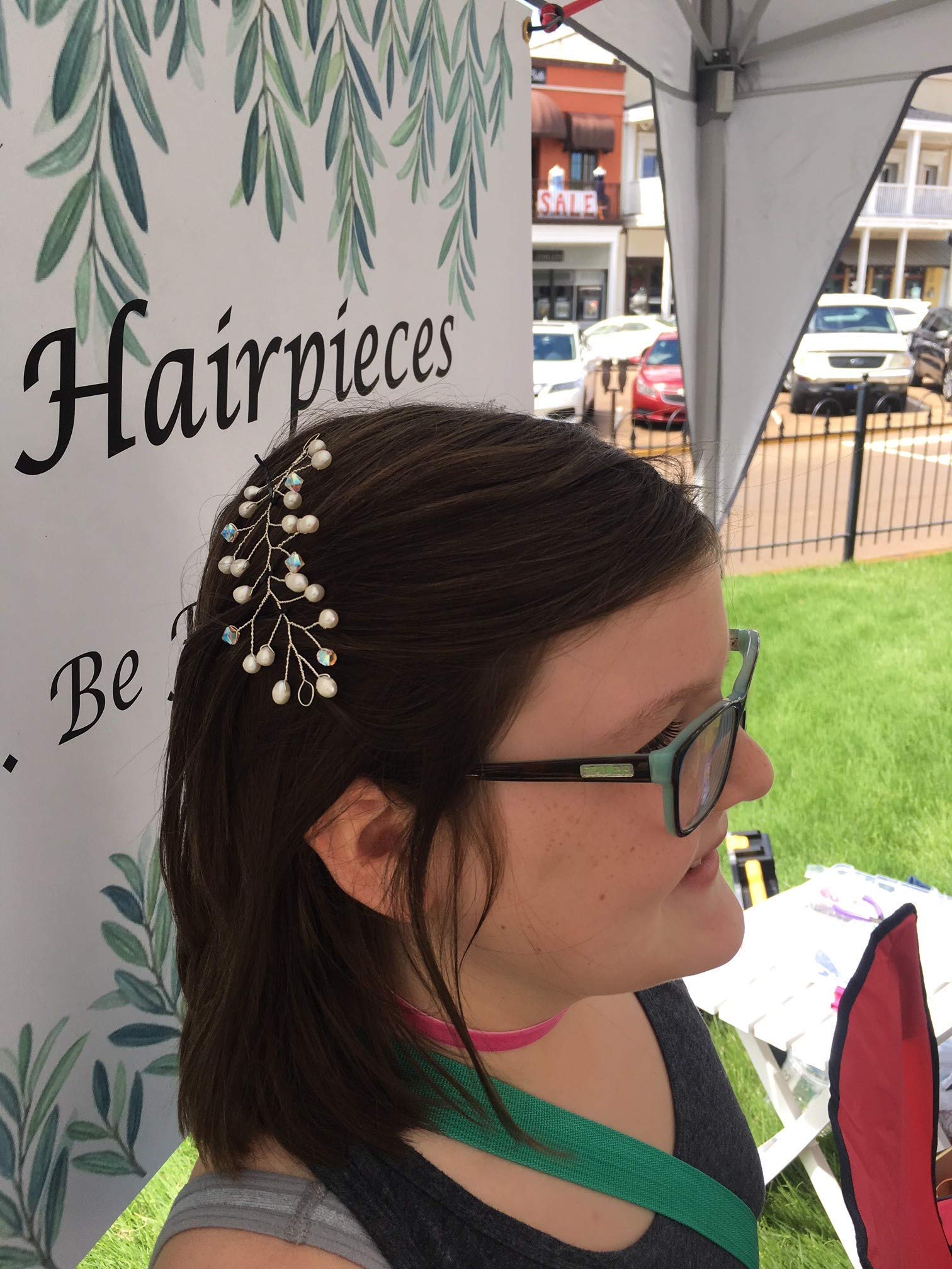 Pearl & Crystal Hair Vine - Elegant Bridal Hair Accessory for Weddings, Flower Girls & Bridesmaids | Perfect Unique Gift for Special Occasions & Photo Shoots