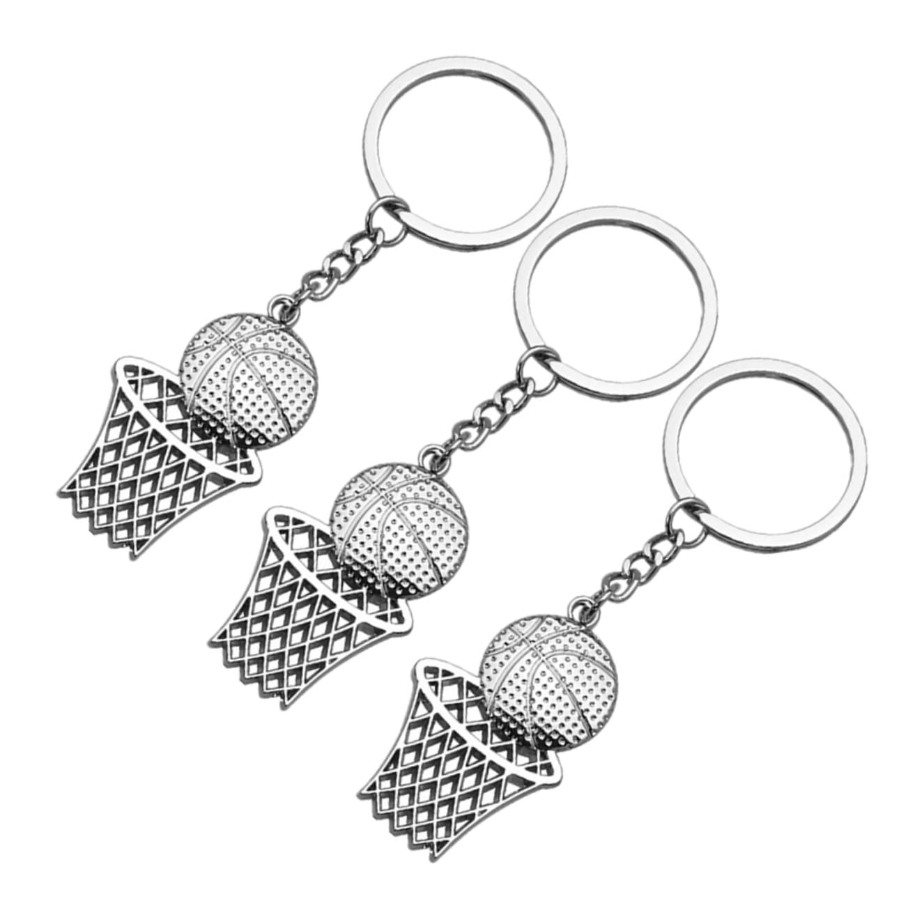 BESPORTBLE 6 Pack Basketball Keychain Set - Car Keys, Backpack Accessories, Sports Gifts for Basketball Fans | Perfect for Game Days, Team Spirit & Everyday Use