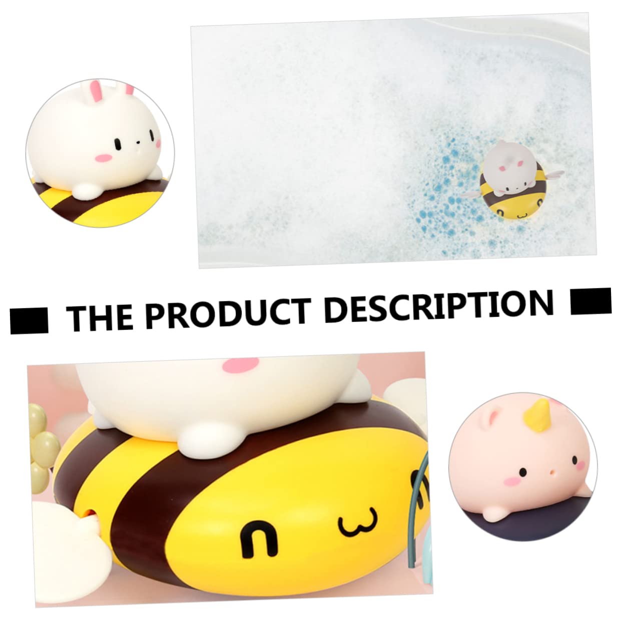 MUSISALY 2-Pack Animal Water Squirt Toys for Kids - Fun Bath & Pool Water Spray Toys for Toddlers - Durable Plastic Water Play Set for Outdoor and Indoor Use