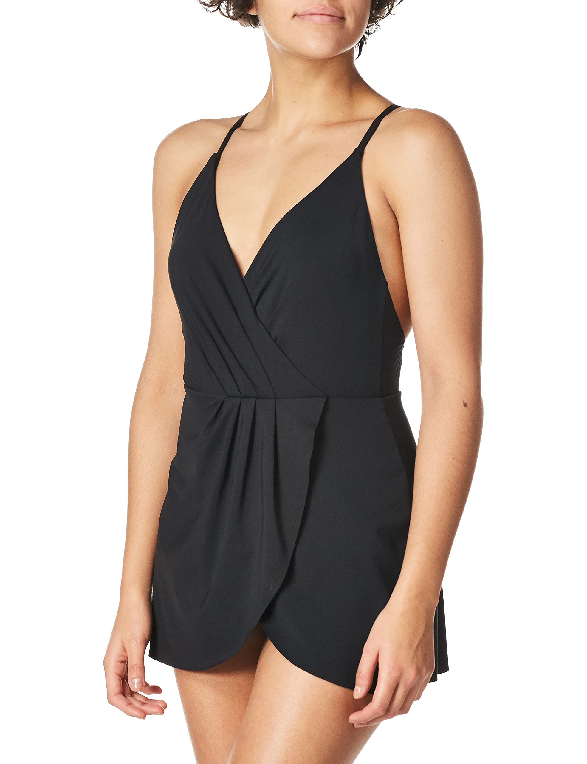 Anne Cole Women's Swim Dress with Skirted Bottom - Flattering Swimwear for Beach, Pool & Resort Vacations