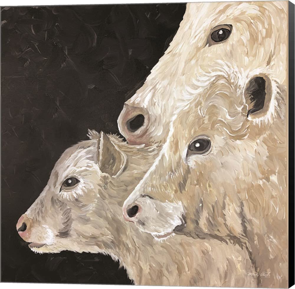 Cindy Jacobs Mama and Her Babies Canvas Art - 24x24 Inch Museum Wrapped Wall Painting with Black Sides - Perfect for Nursery, Living Room & Home Decor