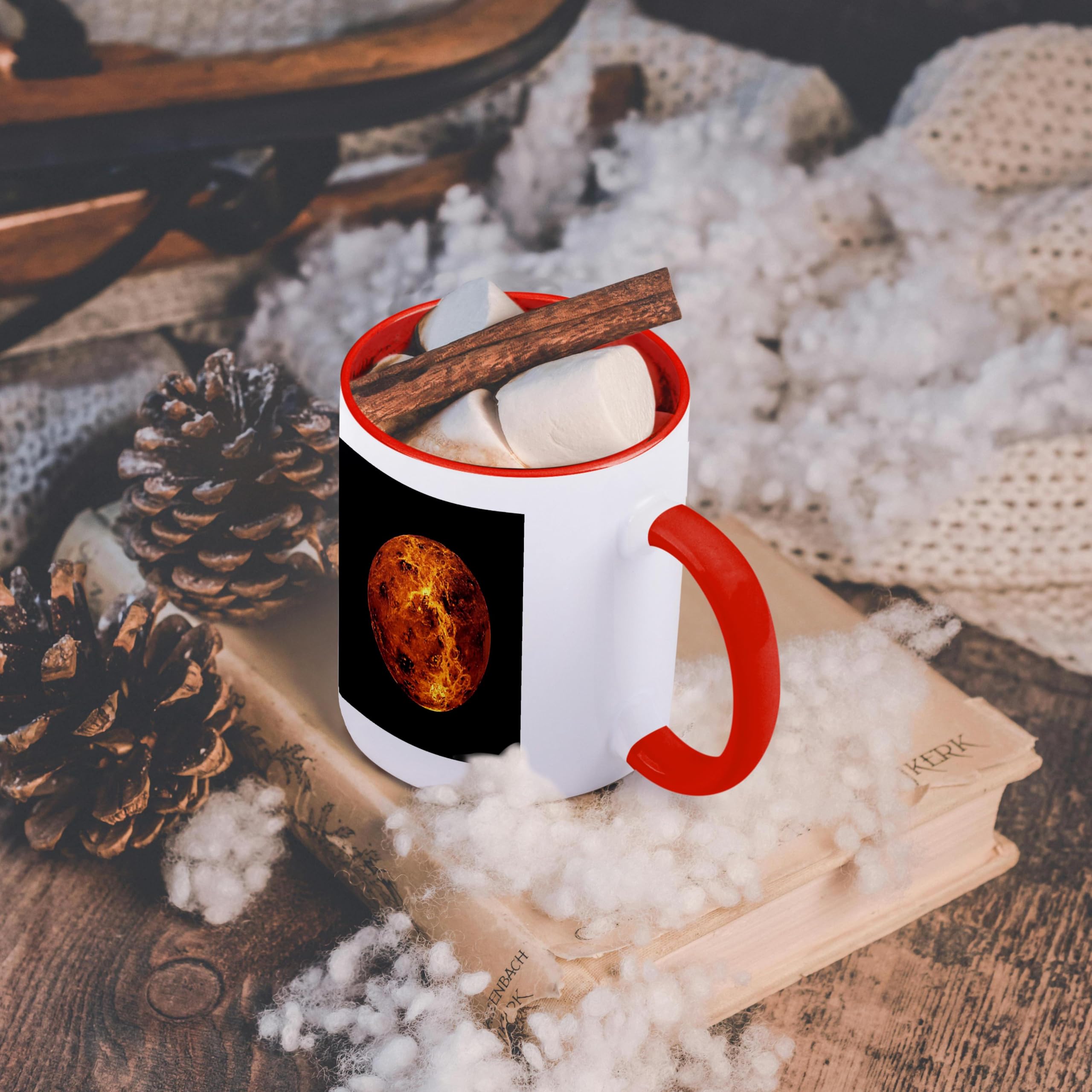 3D Printed Stars and Planets Mercury Mug - Unique Space-Themed Coffee Cup - Perfect for Astronomy Lovers, Office Use & Gift Giving