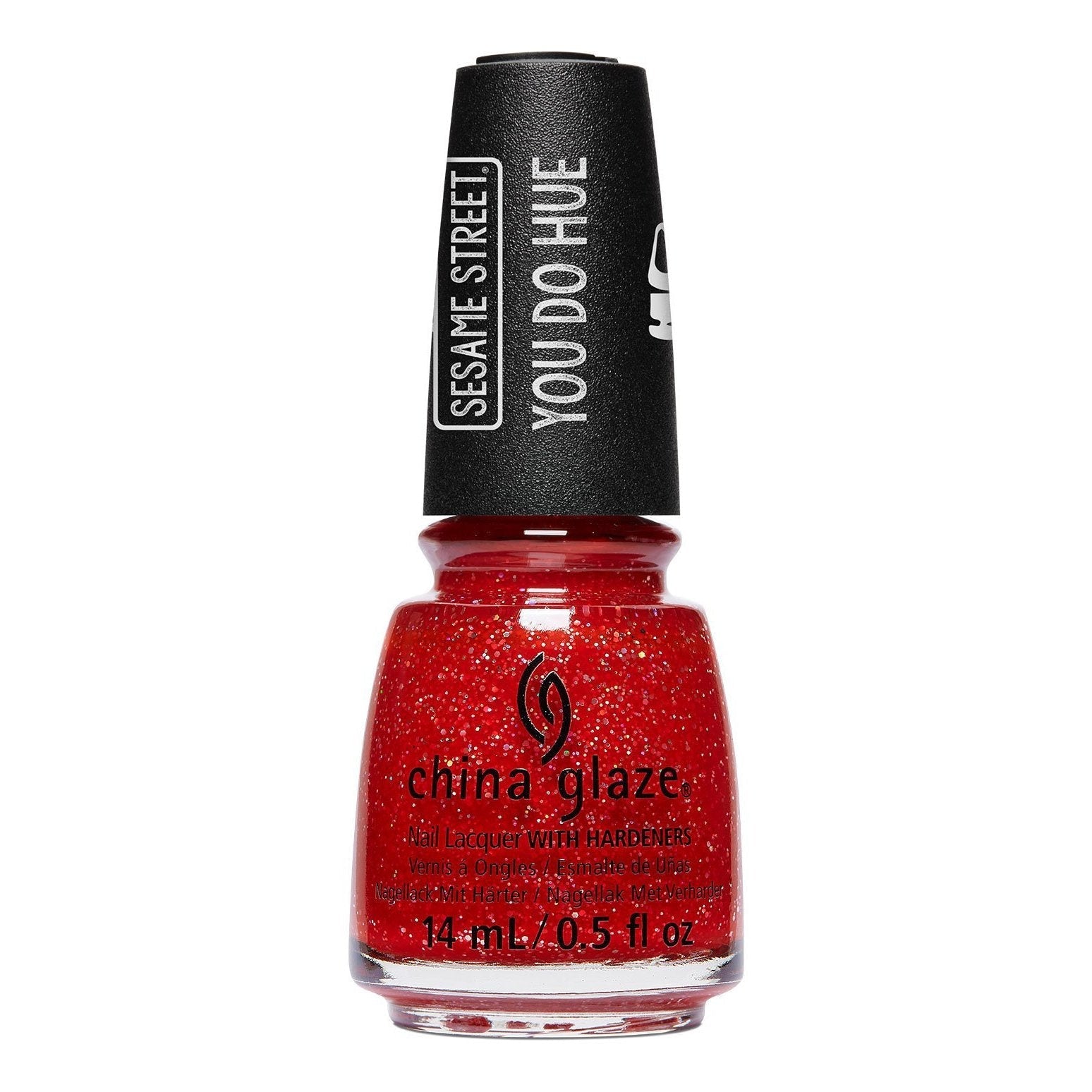 China Glaze Living In The Elmo Ment Nail Polish 0.5 oz #84669 - Long-Lasting Vibrant Red Nail Color for Parties, Holidays & Special Occasions