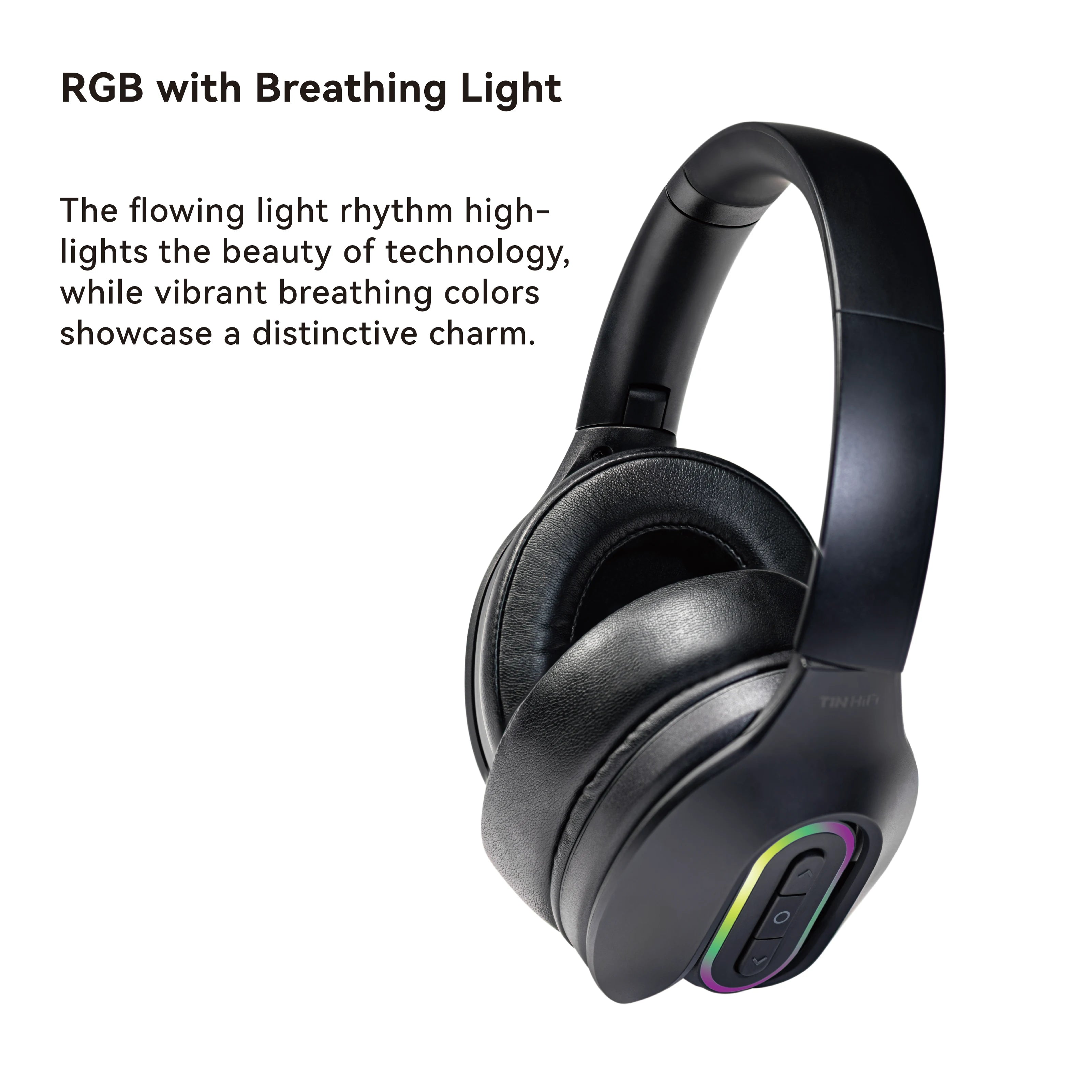 TinHiFi Chronos 40mm Titanium Plated Driver Headphones - Immersive 3.0 Sound for Audiophiles, Gaming & Studio Monitoring