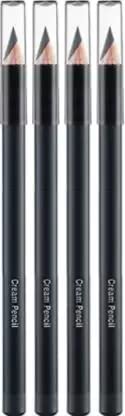 Elecsera 4-Pack Black Brow Pencil for Natural Look