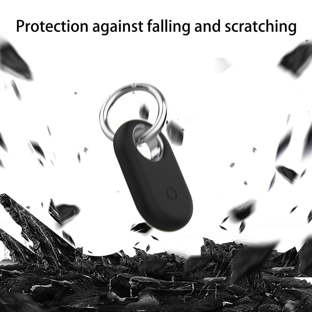 Samsung Galaxy SmartTag2 Protective Cover - Soft Touch Silicone Case with Key Ring, Scratch Resistant GPS Tracker Holder for Smart Tag 2 | Perfect for Travel, Luggage Tracking & Pet Safety