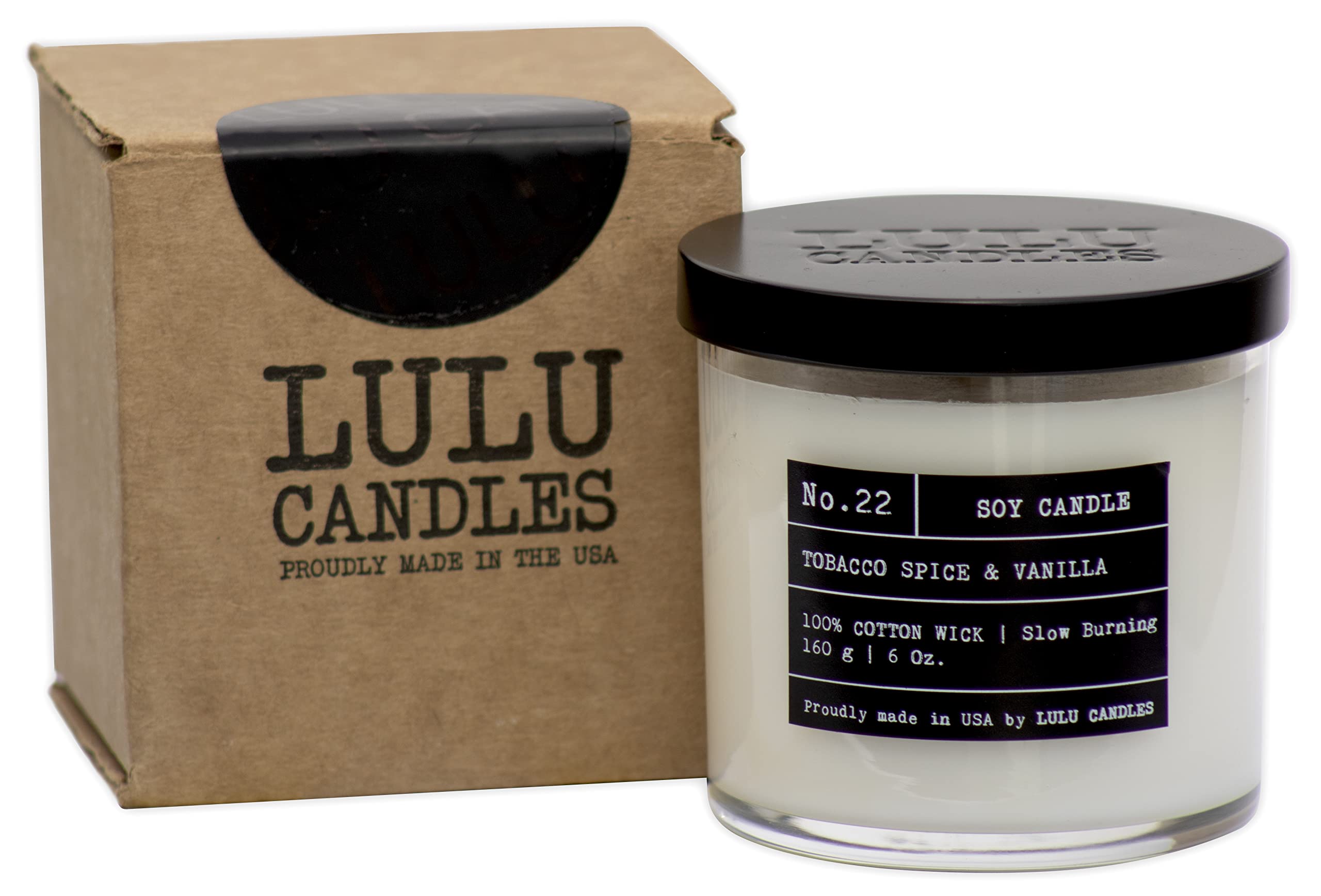 Lulu Candles - Premium Island Coconut Scented Soy Wax Candle | Hand-Poured in USA | Long-Lasting 30+ Hours | 6oz Jar Candle for Home, Spa, Yoga & Romantic Ambiance | Vegan & Eco-Friendly