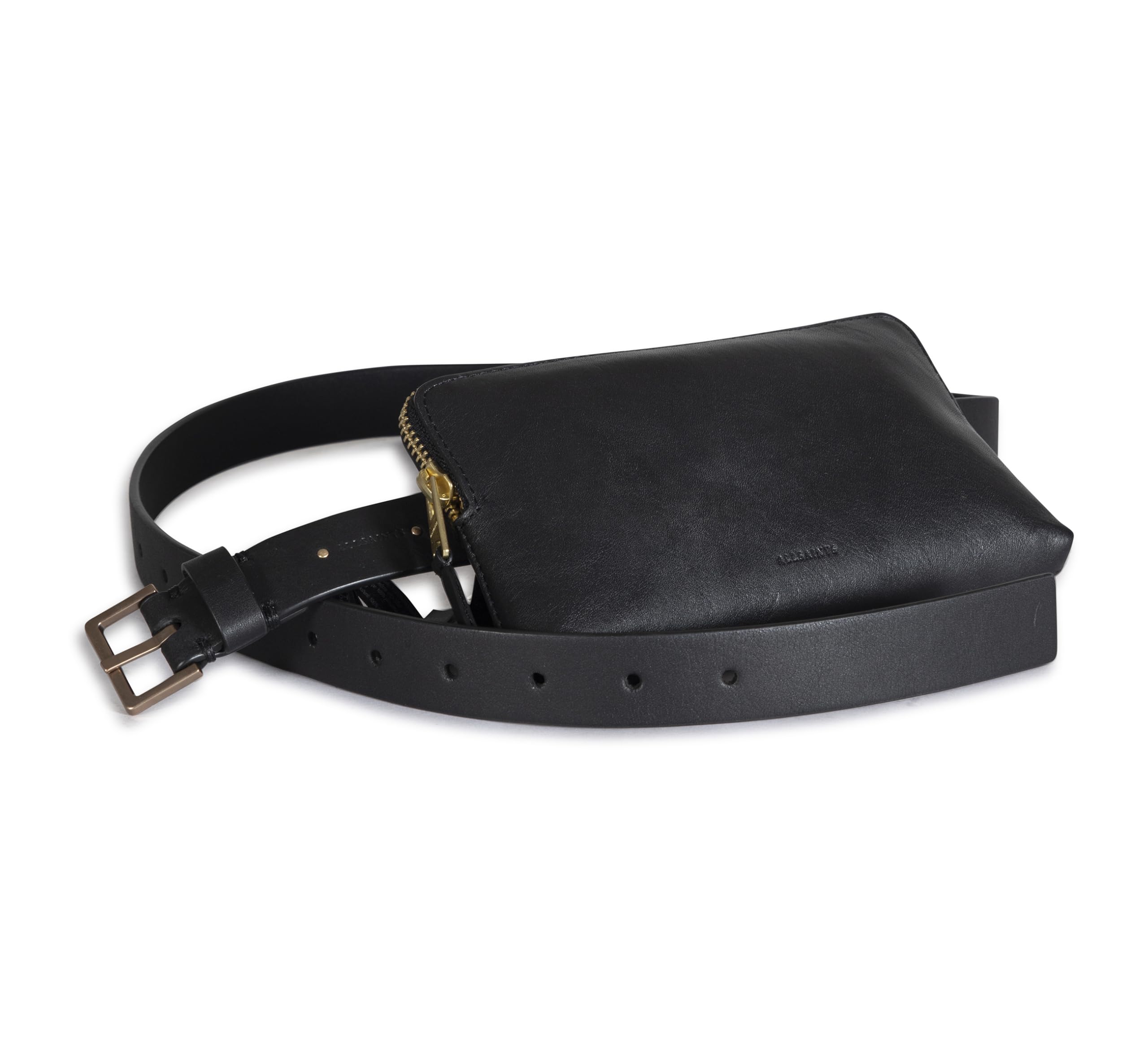 Women's Leather Belt Bag with Removable Zip Pouch - Hands-Free Waist Pack for Travel, Running & Everyday Use | Fashionable Crossbody Fanny Pack for Phone, Wallet & Essentials