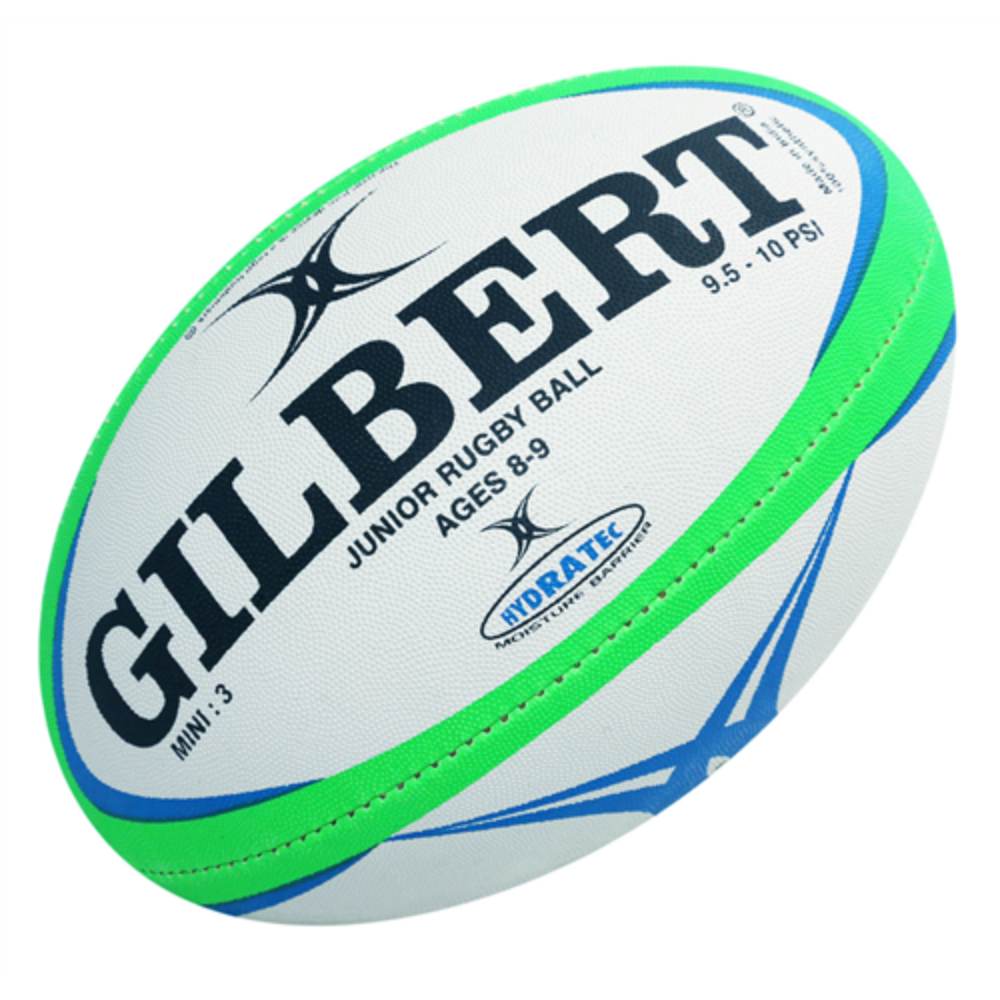Gilbert Junior Match Rugby Balls - Official Size 4 for Youth & Kids Training - Perfect for School, Club, and Competitive Rugby Games