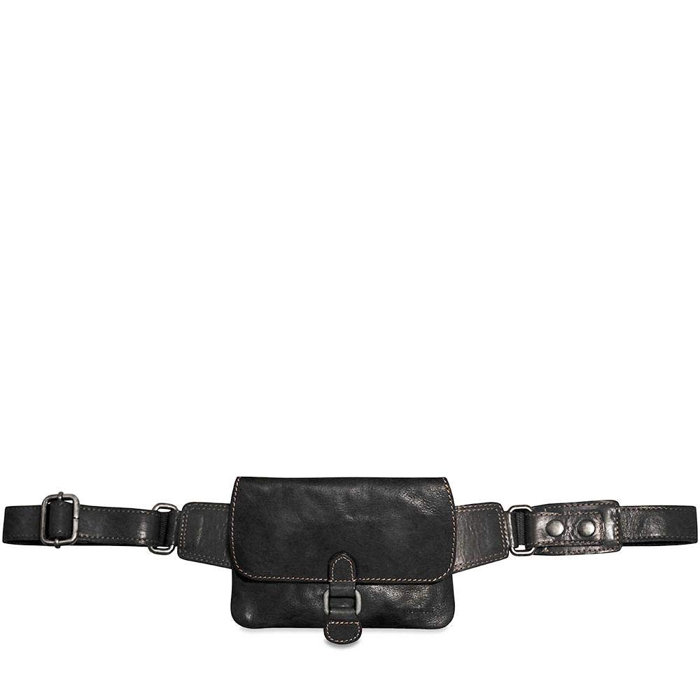 Jack Georges Voyager Hands-Free Belt Bag #7611 (Black) - Stylish & Convenient Waist Pack for Travel, Hiking, and Everyday Use