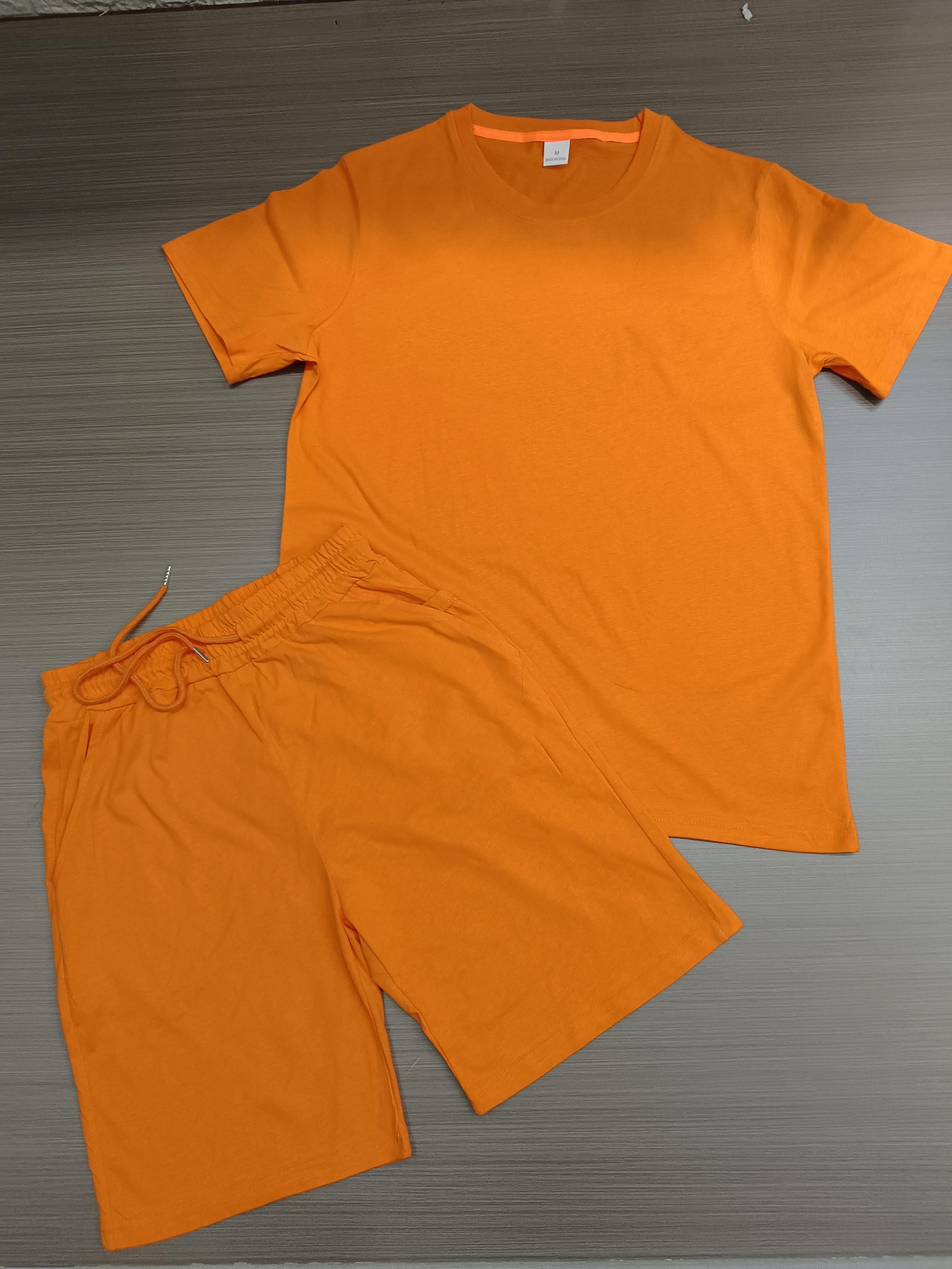 Men's Casual Short Sleeve T-Shirt & Athletic Shorts Set - Comfortable Cotton Summer Outfit (XN4177) | Perfect for Gym, Running, Beach & Lounge Wear