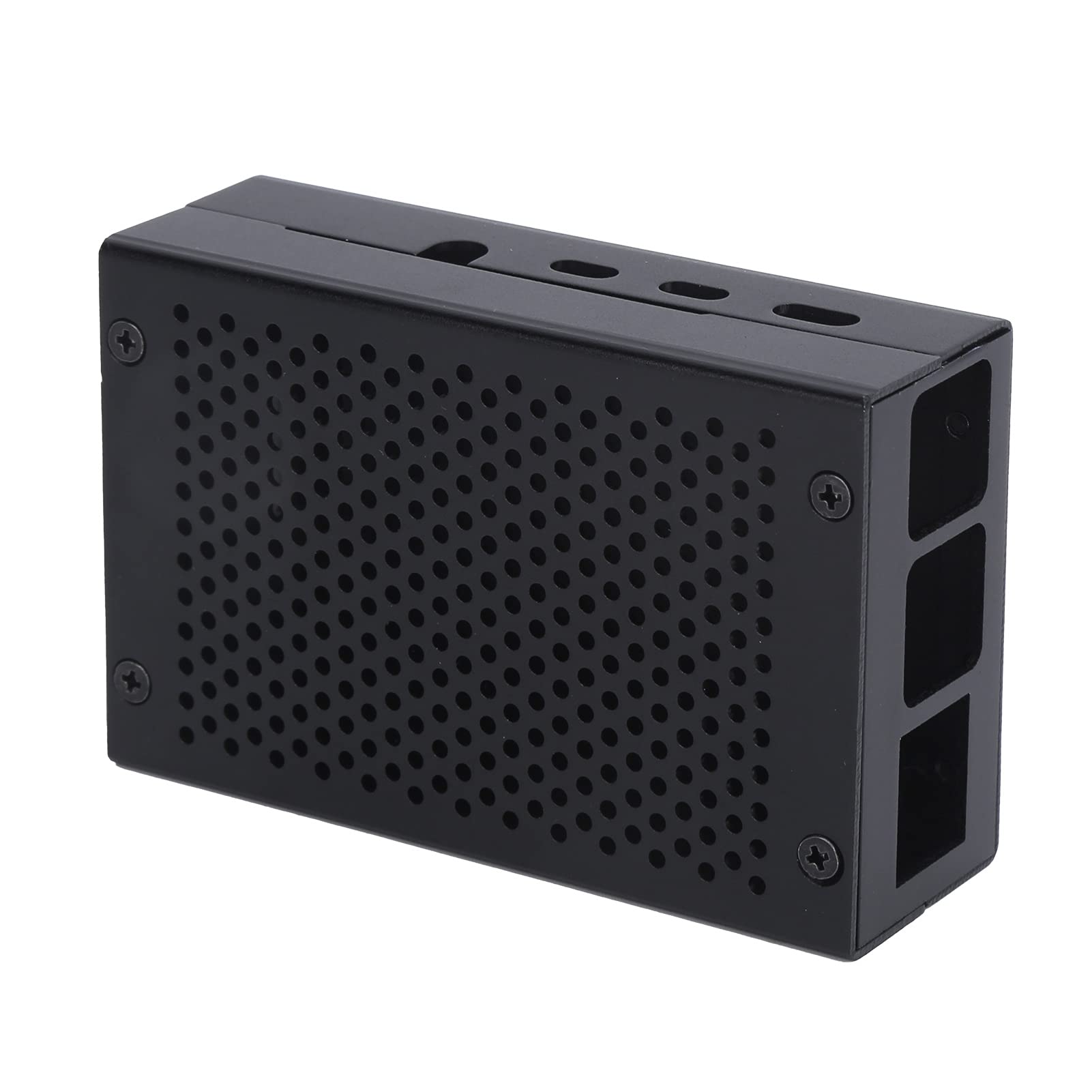 Entatial Aluminum Alloy Computer Case - High Strength Metal Shell with Fast Heat Dissipation for PC Builds, Electronics & Raspberry Pi 3 B+ | Perfect for Gaming Rigs, Workstations & DIY Electronics Projects