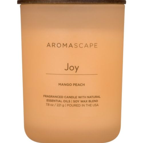 Chesapeake Bay Candle Aromascape Joy - Mango Peach Scented Soy Wax Candle in Medium Jar for Home, Office & Relaxation | Long-Lasting Fragrance for Aromatherapy & Stress Relief