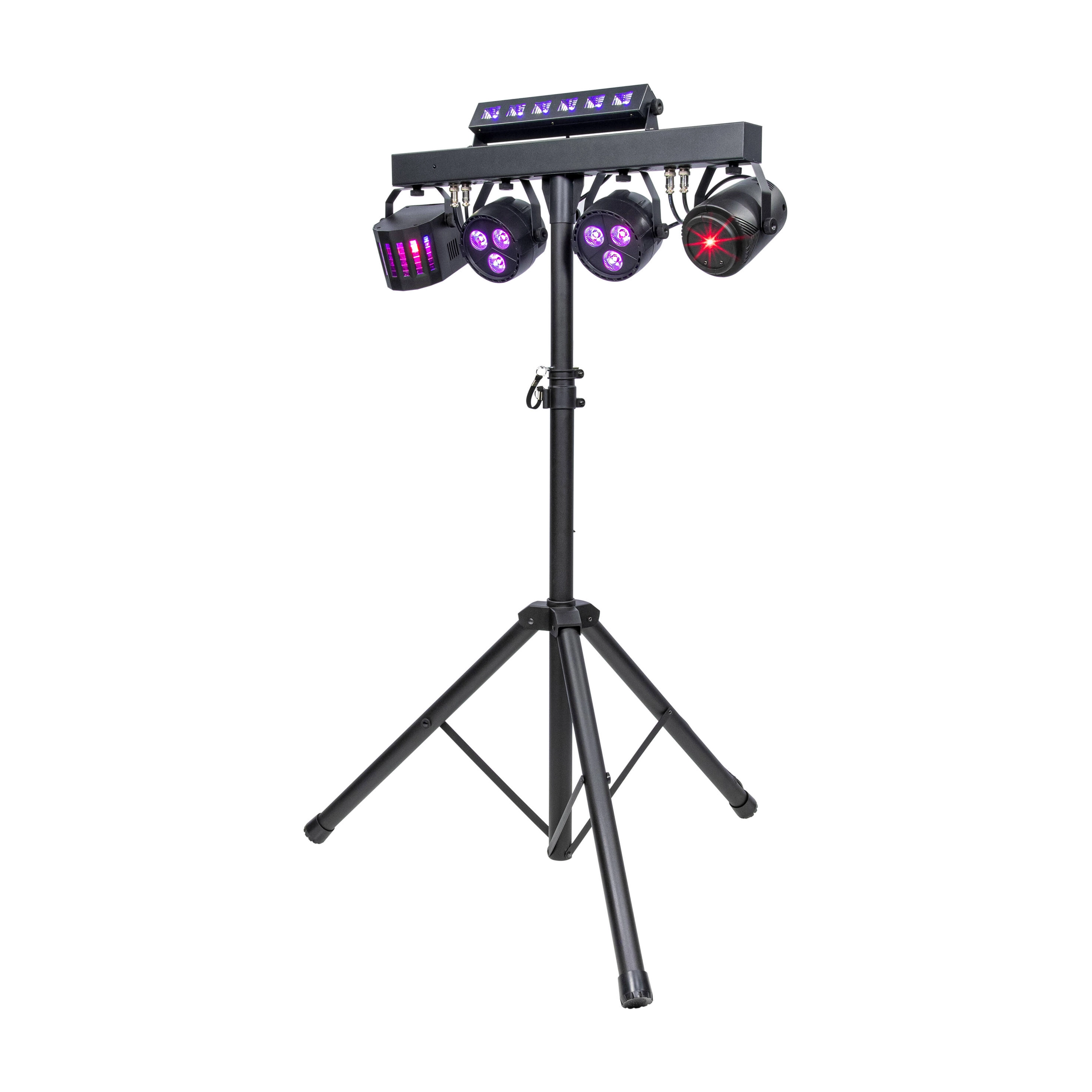 Colorkey Party Bar FX - Professional LED Stage Lighting for DJs, Clubs, and Events | Dynamic RGB Color Changing Lights with Sound Activation | Perfect for Nightclubs, Concerts, and Home Parties