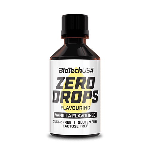 BioTech USA Zero Drops 50ml - Sugar-Free Flavor Enhancer for Coffee, Tea & Baking | Zero Calorie Sweetener Drops for Keto & Diabetic Diet | Perfect for Home, Office & Gym Use