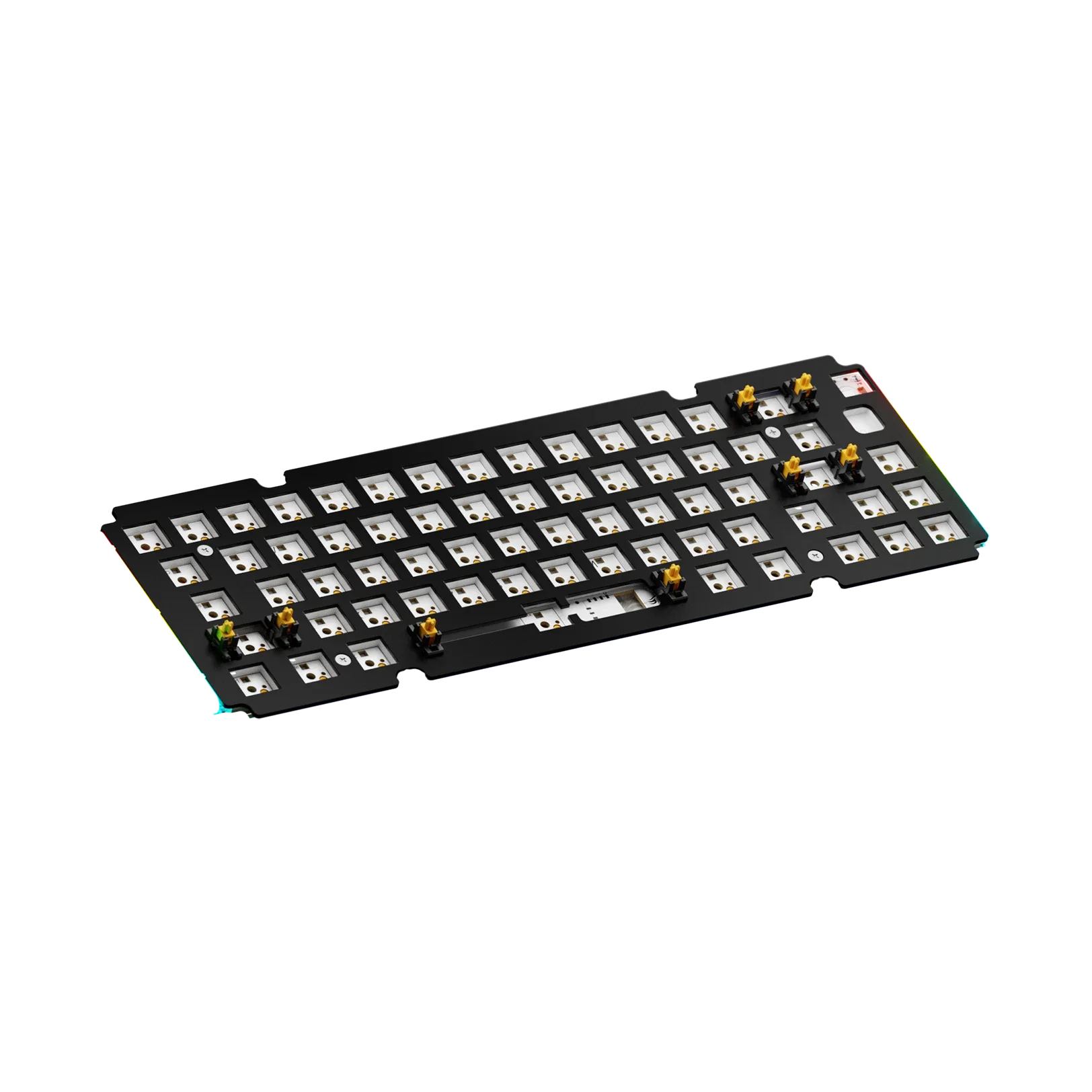 GMMK 3 65% Aluminum Switch Plate - Black ANSI Layout for Mechanical Keyboard | Perfect for Gaming, Typing & Custom Builds