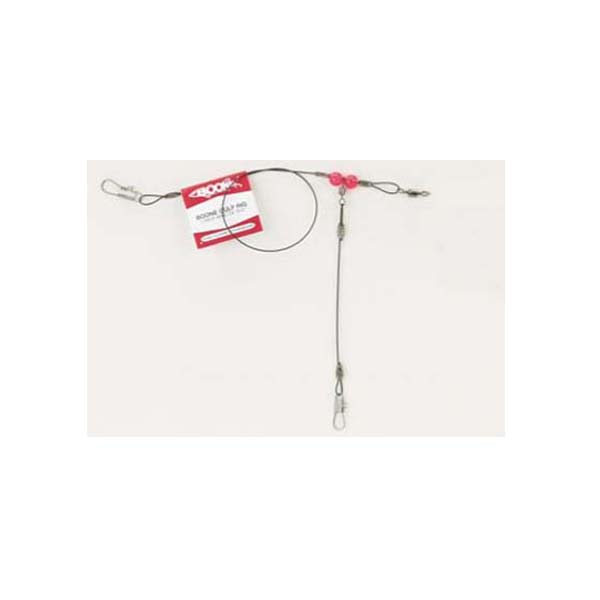 Boone 1 Drop 70lb Wire Gulf Rigs - Saltwater Fishing Sinkers for Offshore & Deep Sea Angling - Perfect for Bottom Fishing, Trolling, and Reef Fishing