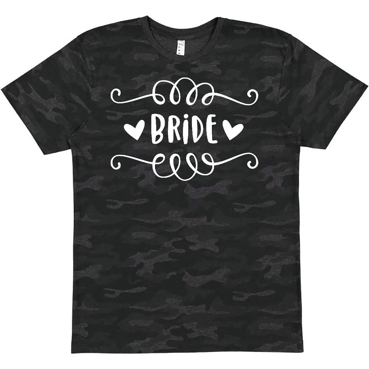 Inktastic Swirly Bride T-Shirt for Wedding Party & Bridal Shower
