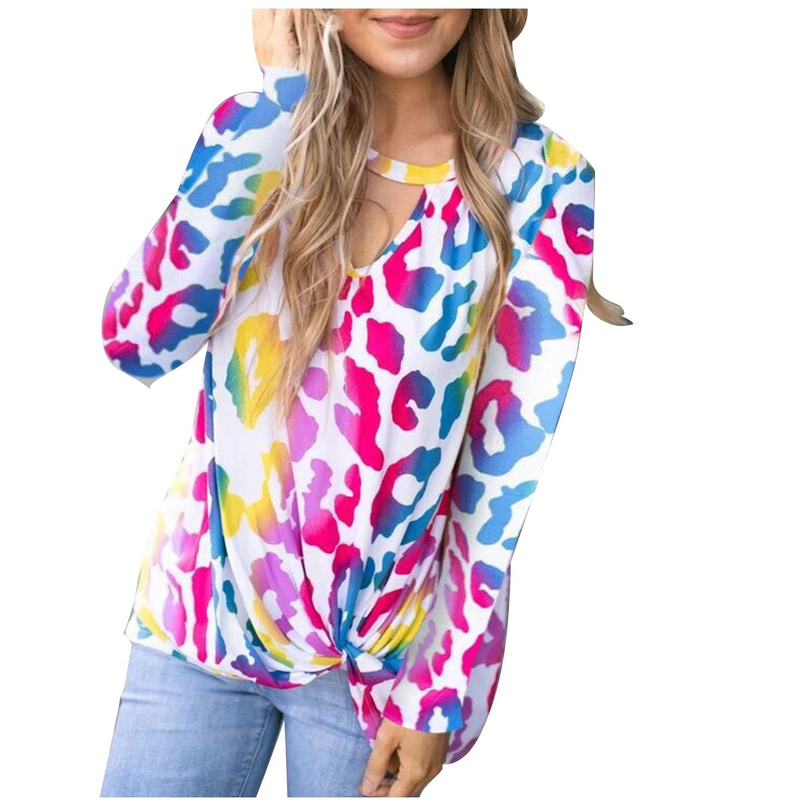 Women's Long Sleeve Shirts - Vintage Fall Tops with Comfortable Sleeves for Casual Outings, Date Nights & Autumn Layering