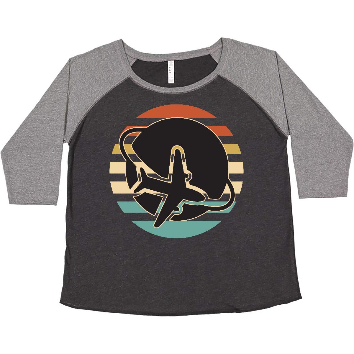 Vintage Airplane Travel Graphic Plus Size Women's T-Shirt - Comfortable & Stylish for Casual Wear, Vacations & Road Trips
