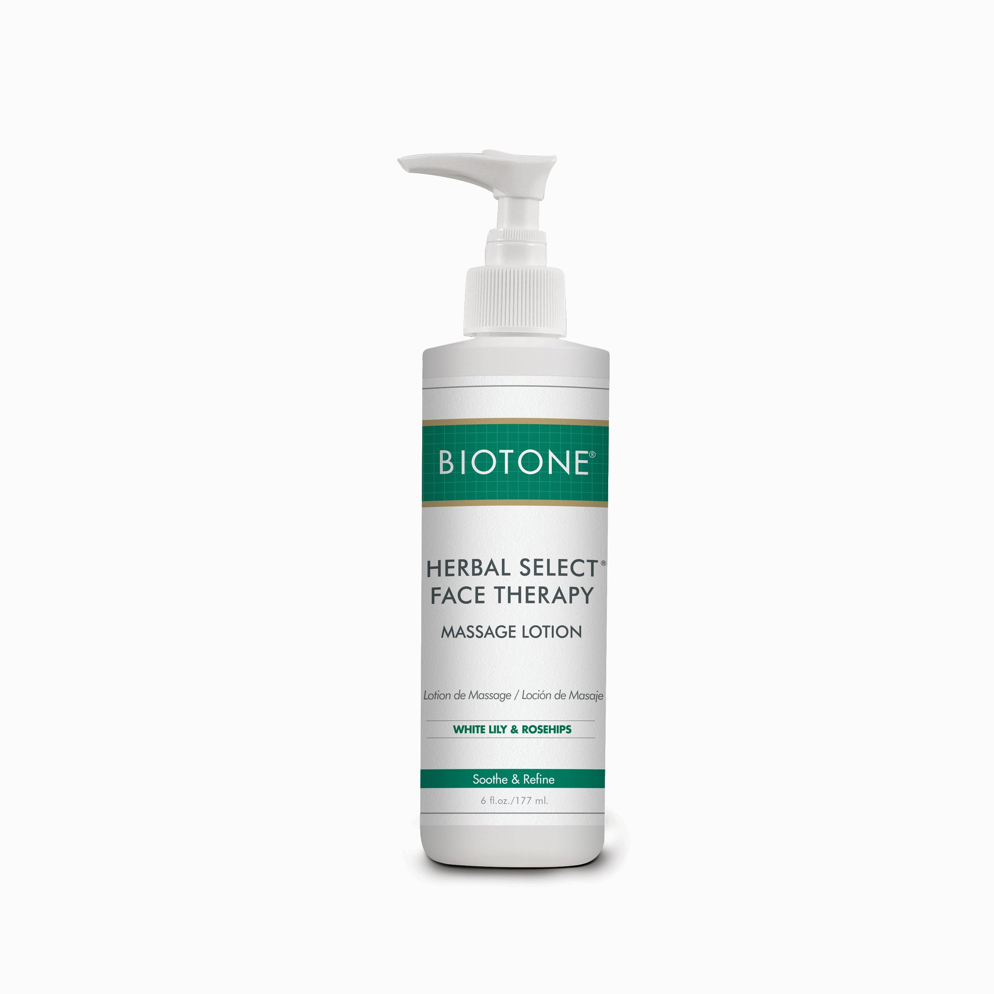 BIOTONE® Herbal Select Face Therapy Lotion - Hydrating & Soothing Facial Moisturizer for Dry Skin | Perfect for Daily Skincare Routine & Spa Treatments