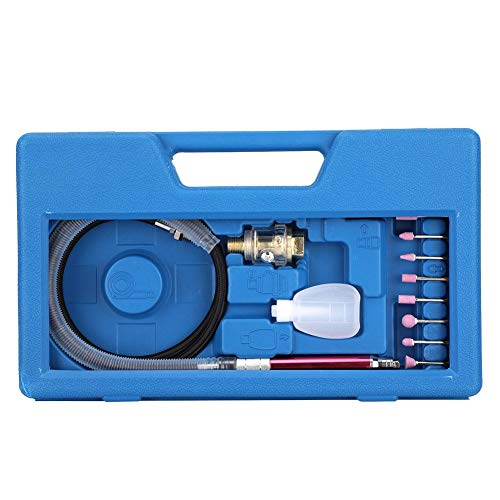 18pcs Pneumatic Air Grinding Pen Set - Miniature Pneumatic Mold Grinder & Polishing Kit for Jewelry, Metal, Wood & DIY Crafts - Perfect for Precision Grinding, Smoothing & Polishing Small Parts
