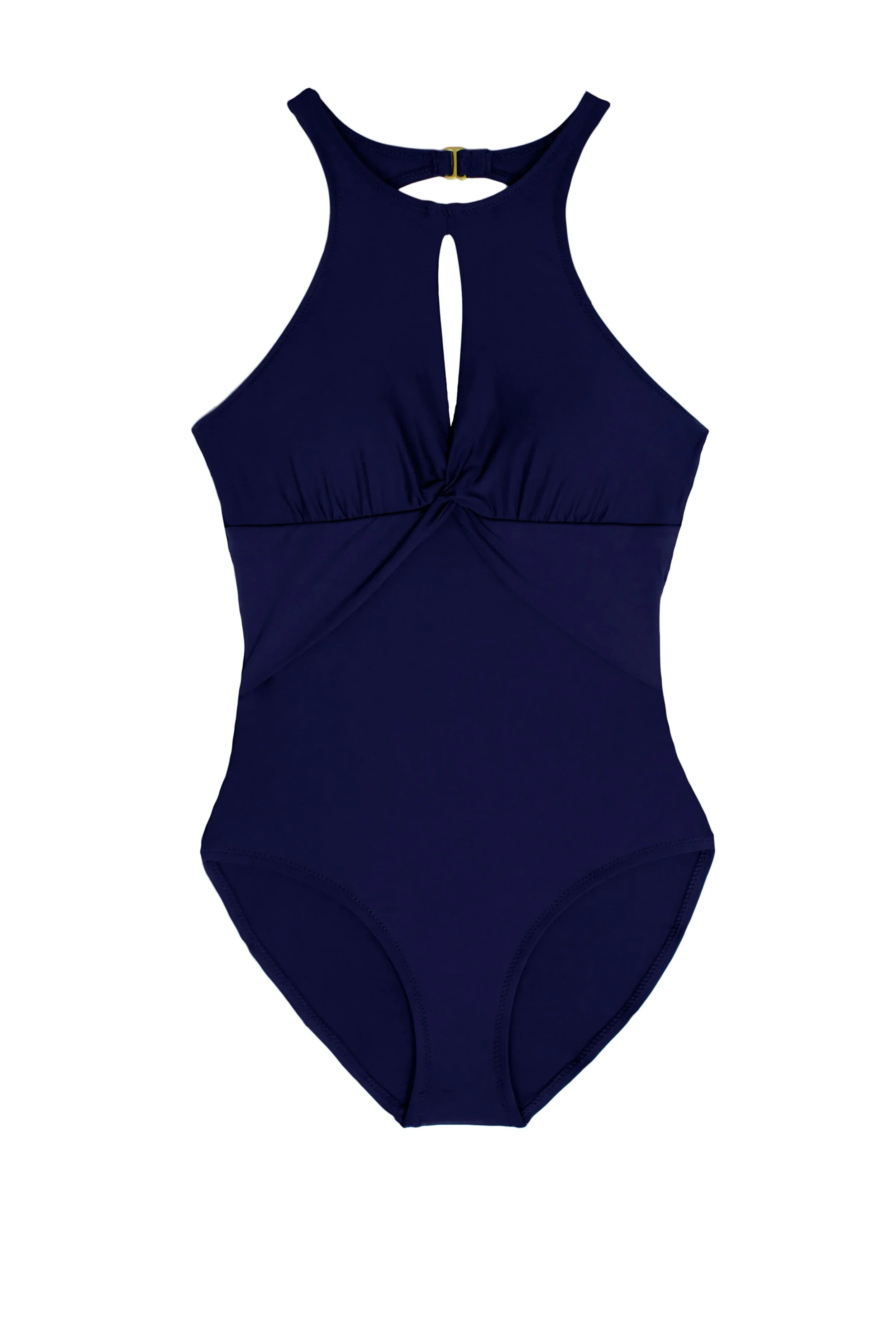 High Neck One Piece Swimsuit for Women - Navy Blue Bathing Suit | Perfect for Beach, Pool, and Summer Vacations