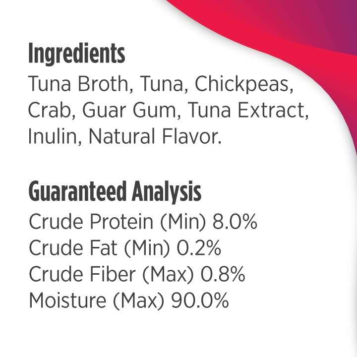 Nulo Freestyle Perfect Puree Tuna & Crab Tube Cat Treats - 0.5oz (6 Count) - High-Protein Soft Food Topper for Cats & Kittens - Perfect for Picky Eaters & Training Rewards