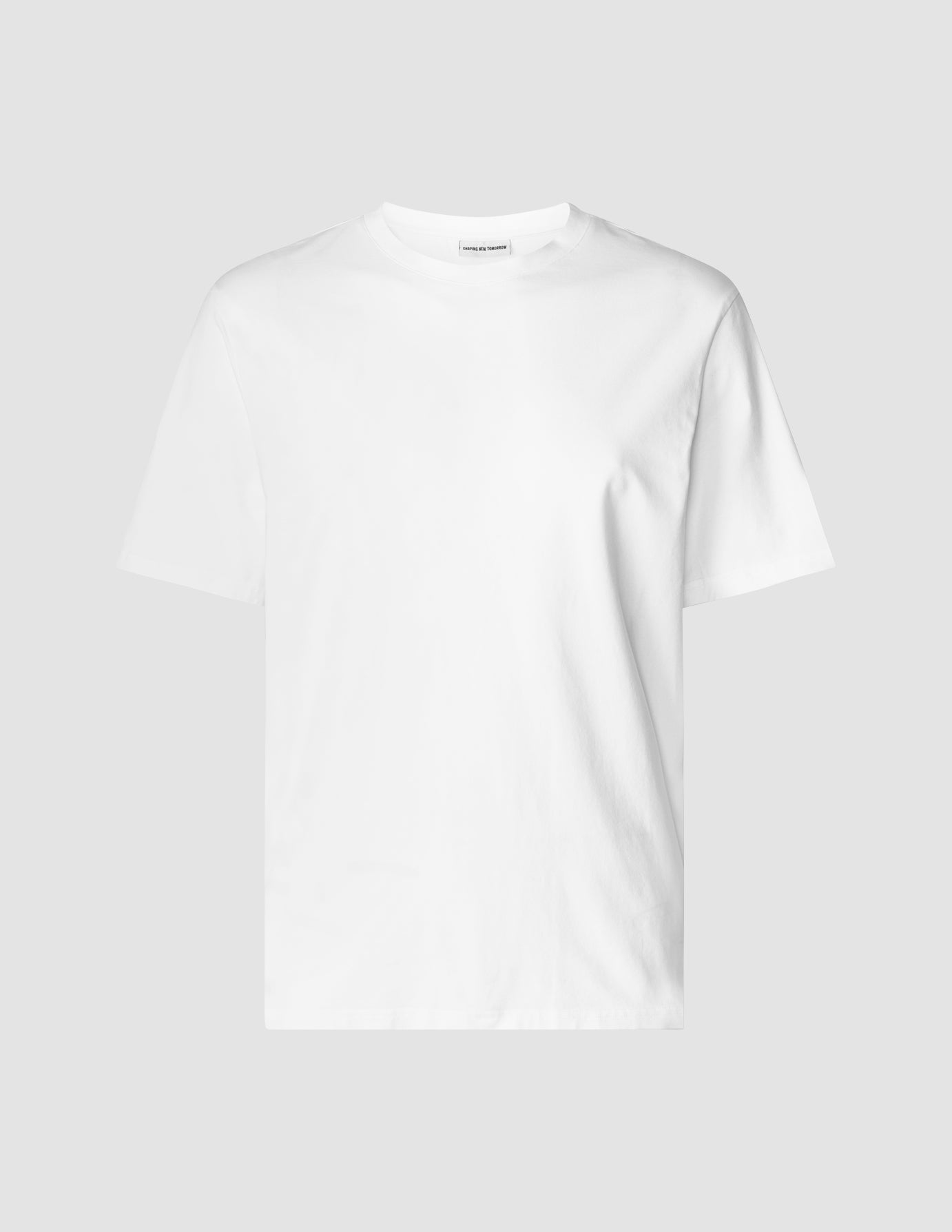 Premium Supima Cotton Box Fit T-Shirt for Men - Soft & Breathable White Crewneck Tee - Perfect for Casual Wear, Layering & Everyday Comfort