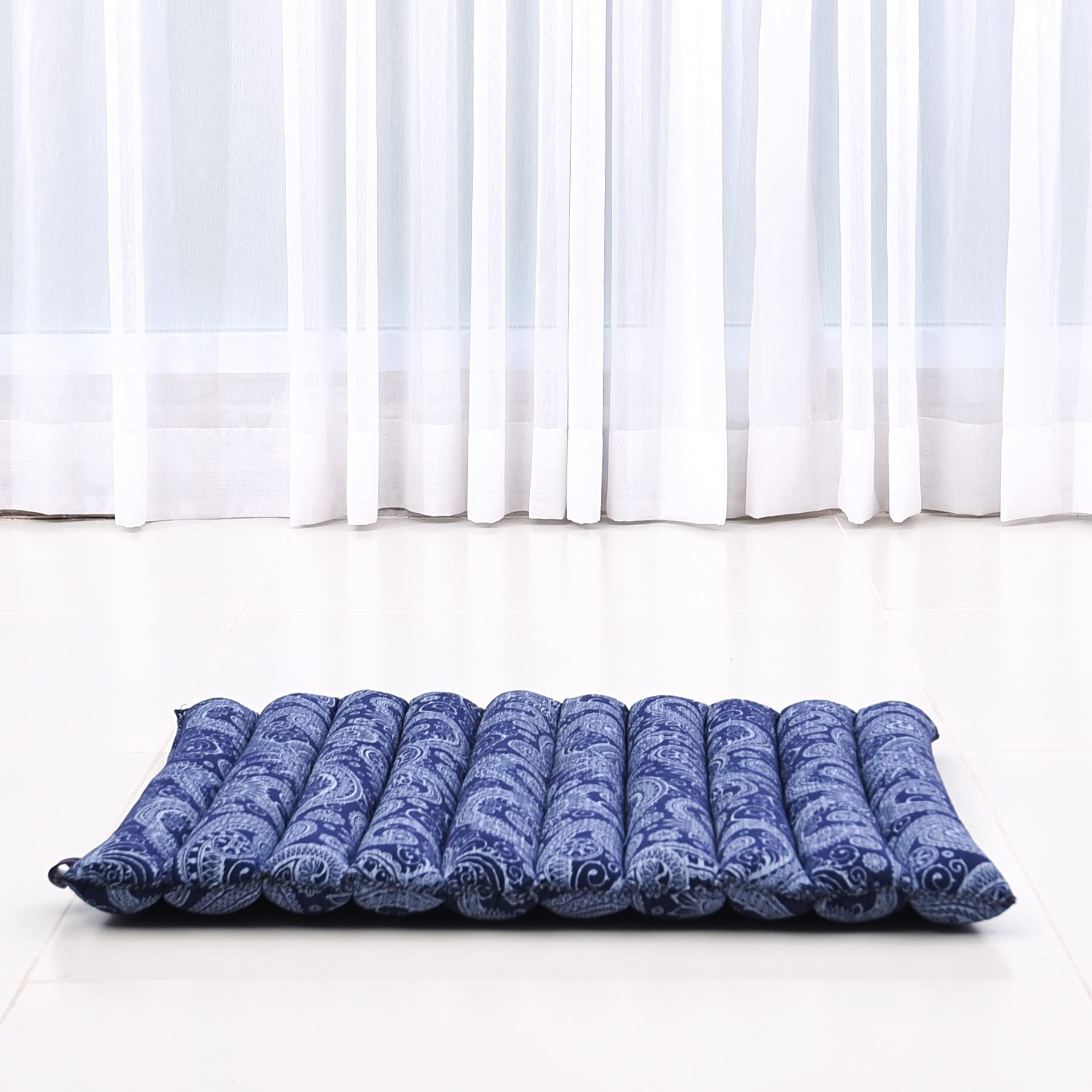 Premium Meditation Cushion Set - Zafu Yoga Pillow & Zabuton Mat with Natural Kapok Filling for Comfortable Sitting Posture | Perfect for Yoga, Zen Meditation, Home Practice & Mindfulness Exercises