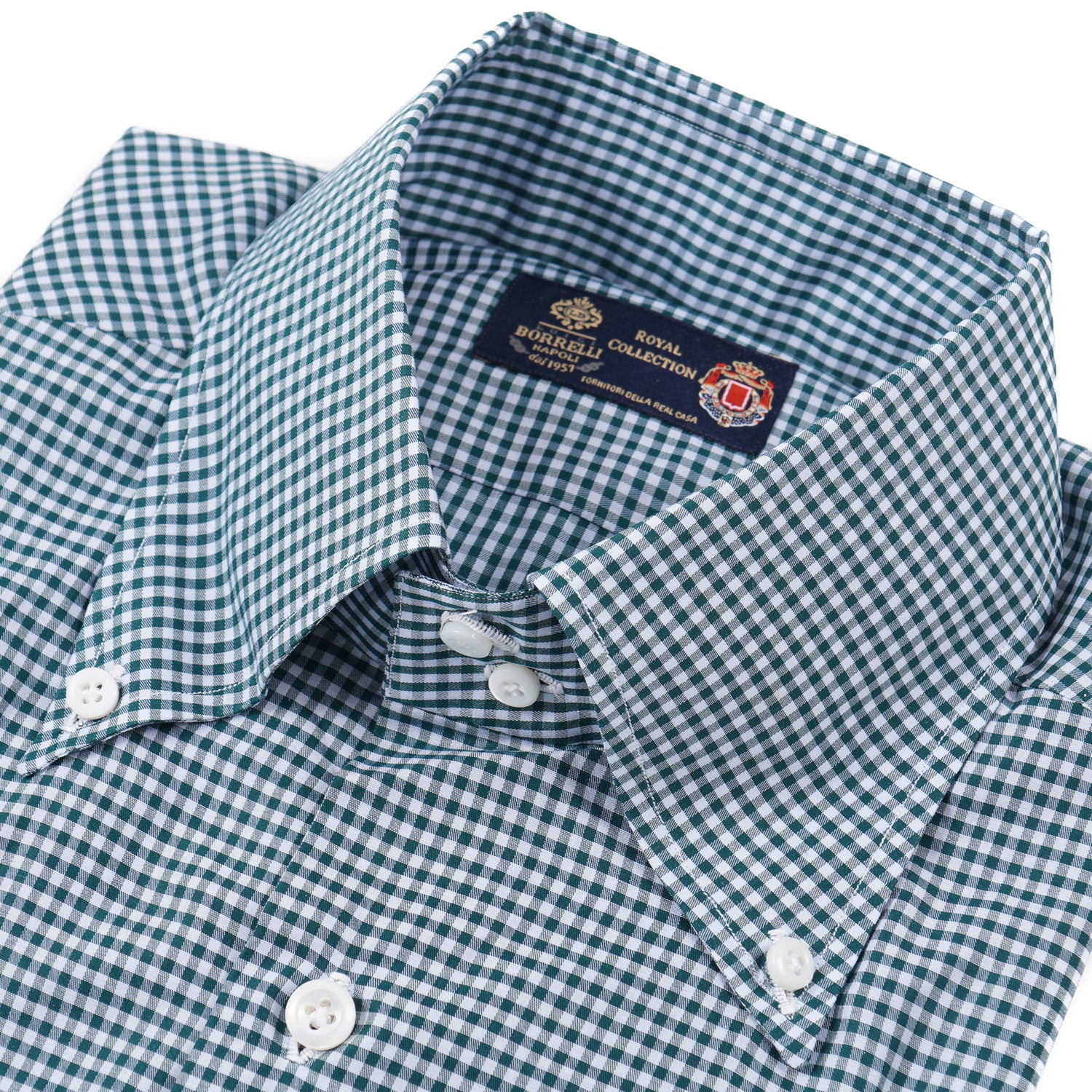 Luigi Borrelli Royal Collection Premium Cotton Dress Shirt for Men | Formal & Business Attire | Office, Wedding & Special Occasions