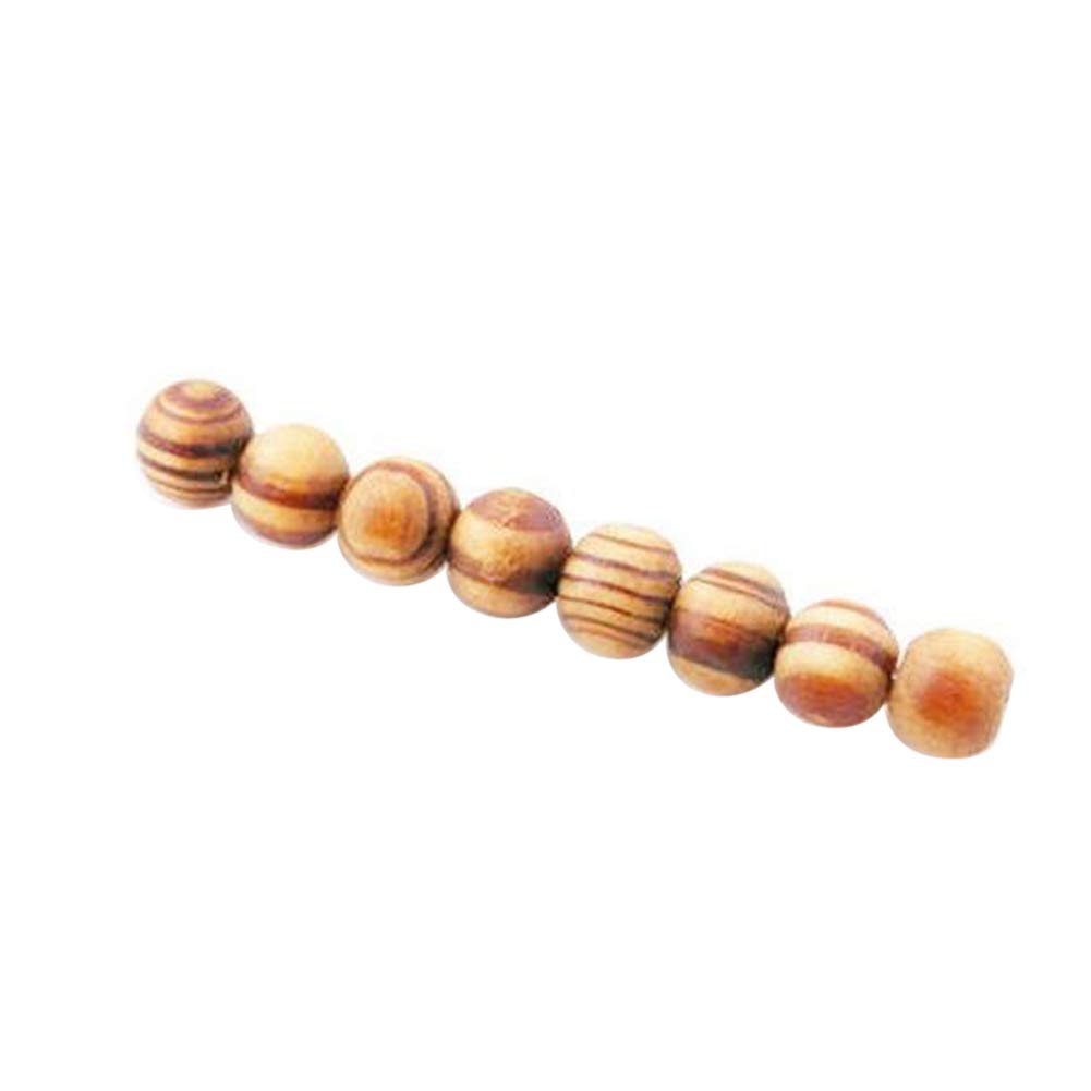 100Pcs 8mm Natural Wooden Beads for DIY Jewelry Making - Necklace, Bracelet, Earring, Anklet Craft Supplies - Perfect for Boho, Handmade & Festival Jewelry Projects