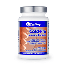 Canprev Cold Pro Immune Support Formula - 90 Vegan Capsules for Immune Health & Wellness - Ideal for Cold Season & Travel Protection