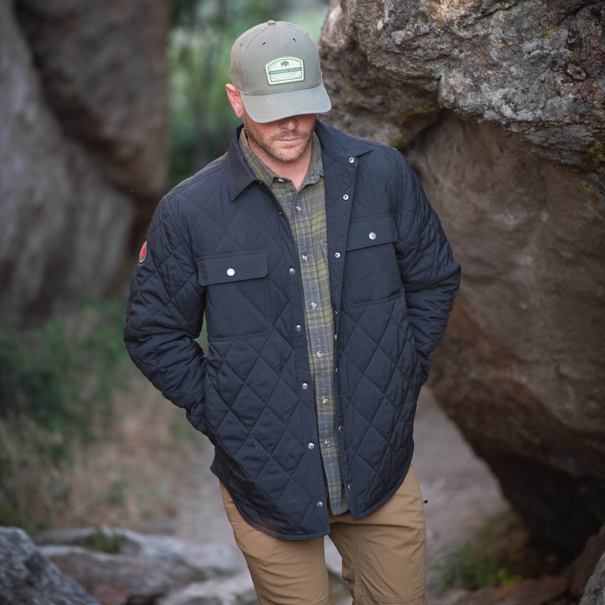 Belton Quilted Shirt Jacket for Men & Women - Lightweight, Stylish & Comfortable - Perfect for Outdoor Adventures, Casual Wear & Layering in Fall & Winter