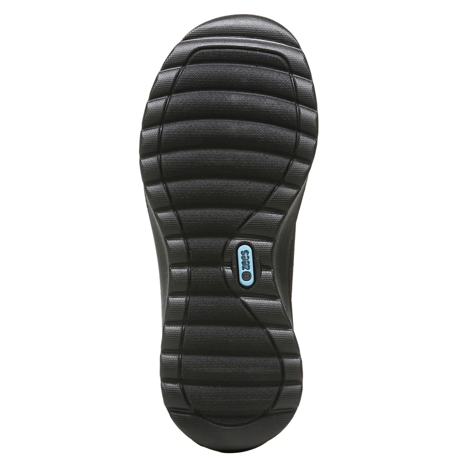BZees Women's Gracie Slip-On Comfortable Walking Shoes - Black Size 5 M - Perfect for Casual Wear, Travel & Everyday Comfort
