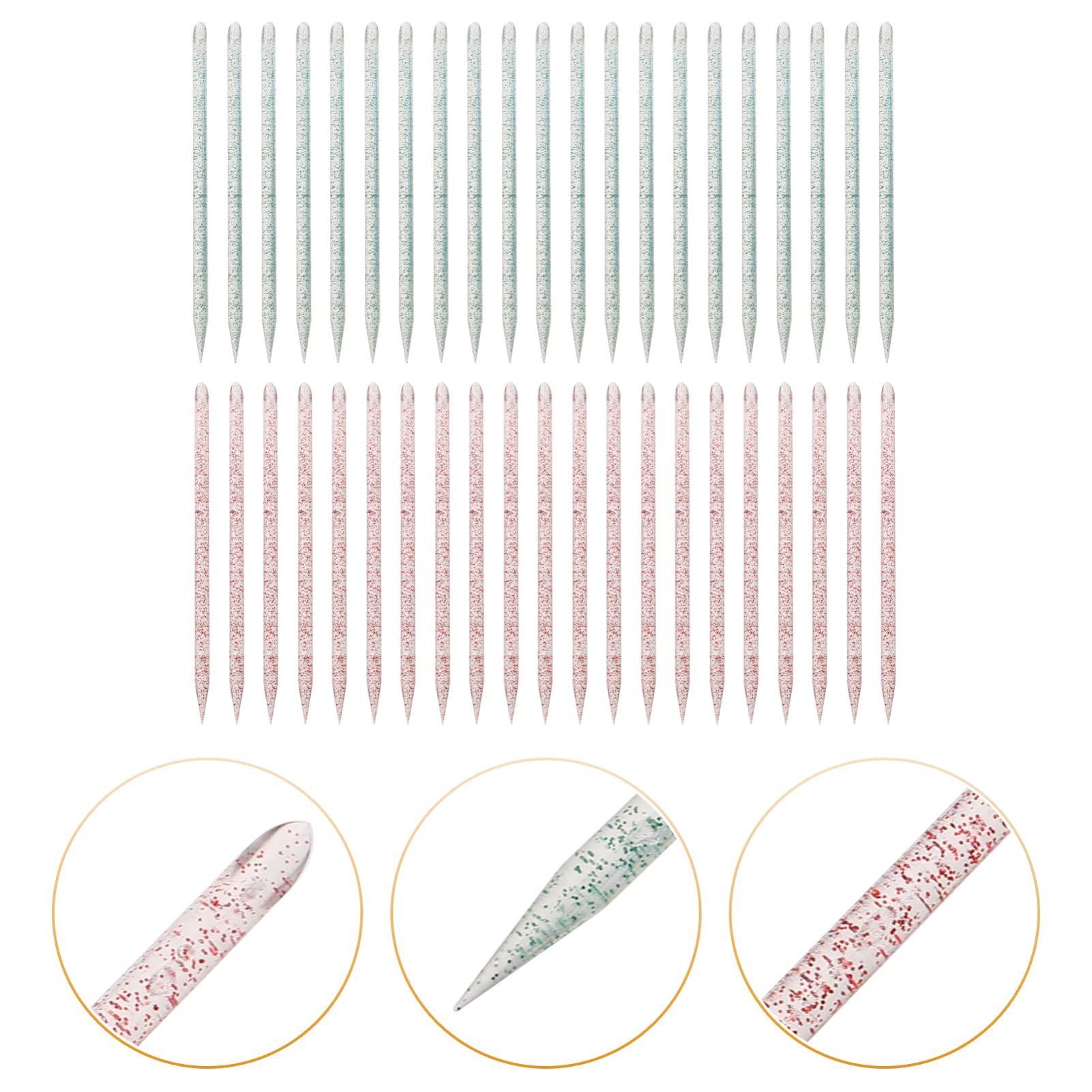 FOMIYES Cuticle Pusher & Nail Art Kit - 200pcs Multifunctional Manicure Tools for Salon & Home Use