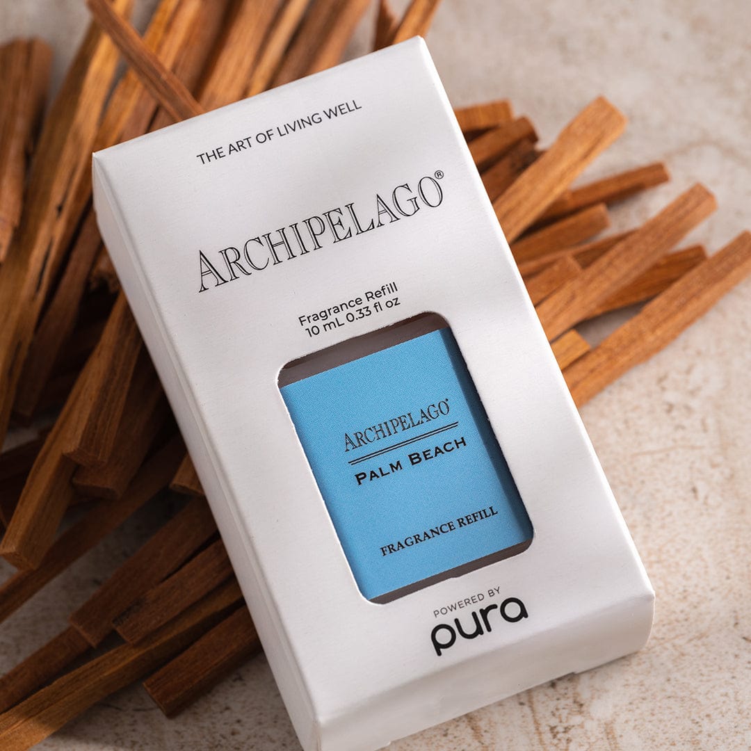 Palm Beach Pura Diffuser Refill - Essential Oil Scented Refill for Home & Office Aromatherapy - Relaxing & Refreshing Fragrance for Stress Relief & Better Sleep