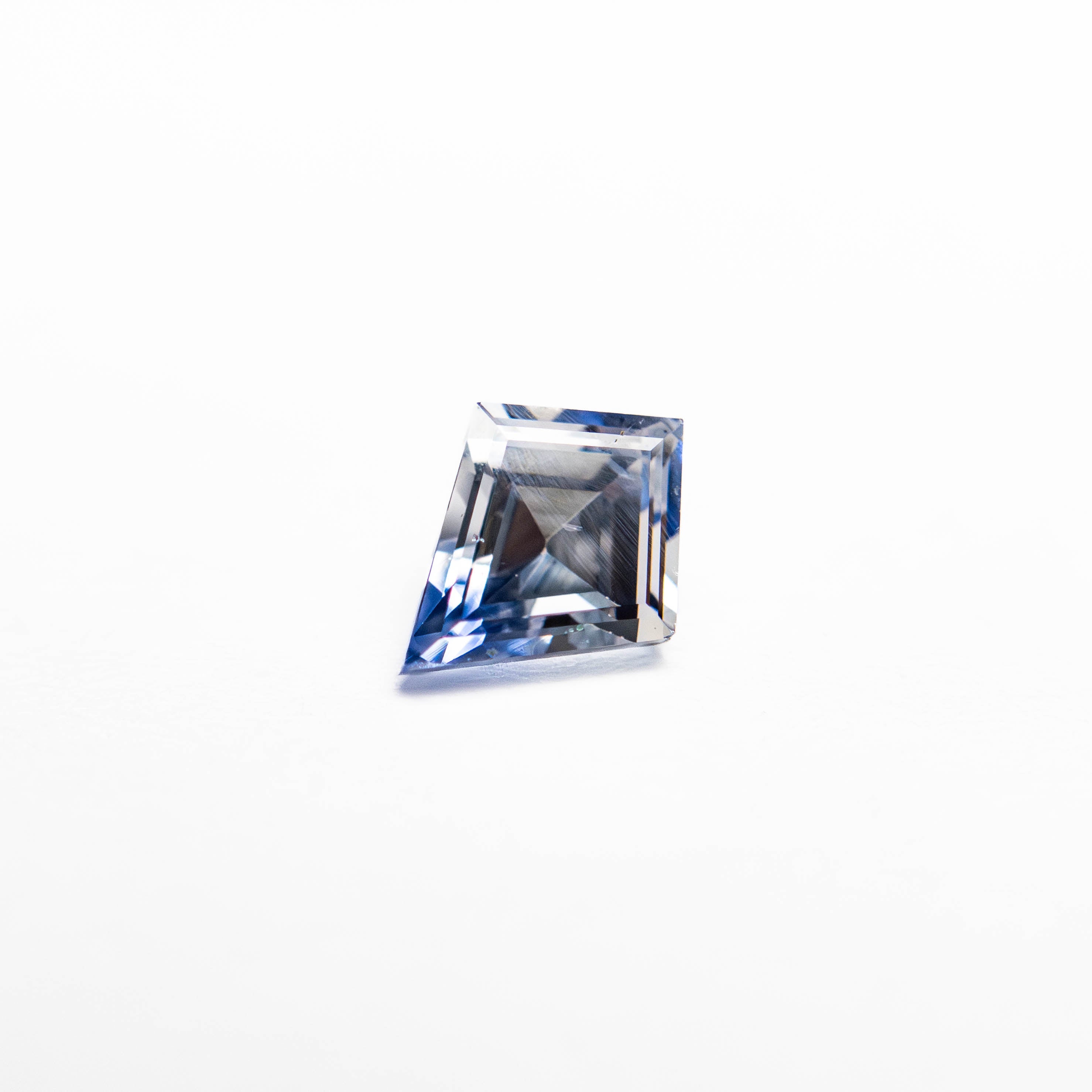 0.47ct Natural Kite Step Cut Sapphire - 5.79x4.58x3.05mm Blue Gemstone for Engagement Rings & Fine Jewelry Making