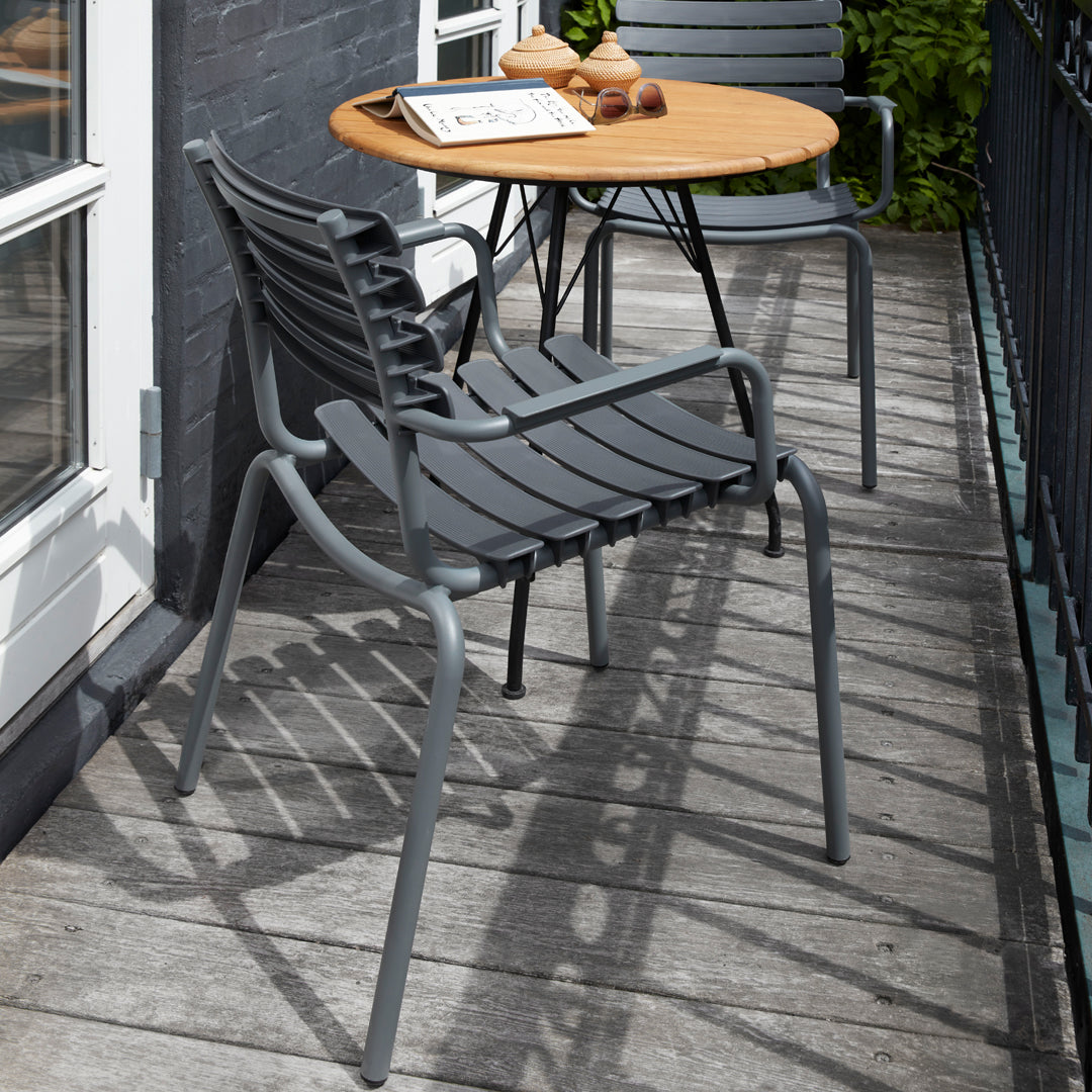 Outdoor Cafe Table - Weather-Resistant Round Bistro Table for Patio, Garden, and Restaurant Use - Perfect for Dining, Relaxing, and Entertaining Outdoors