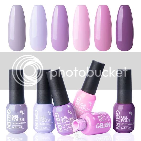 6pcs - Lavenders Purple Set
