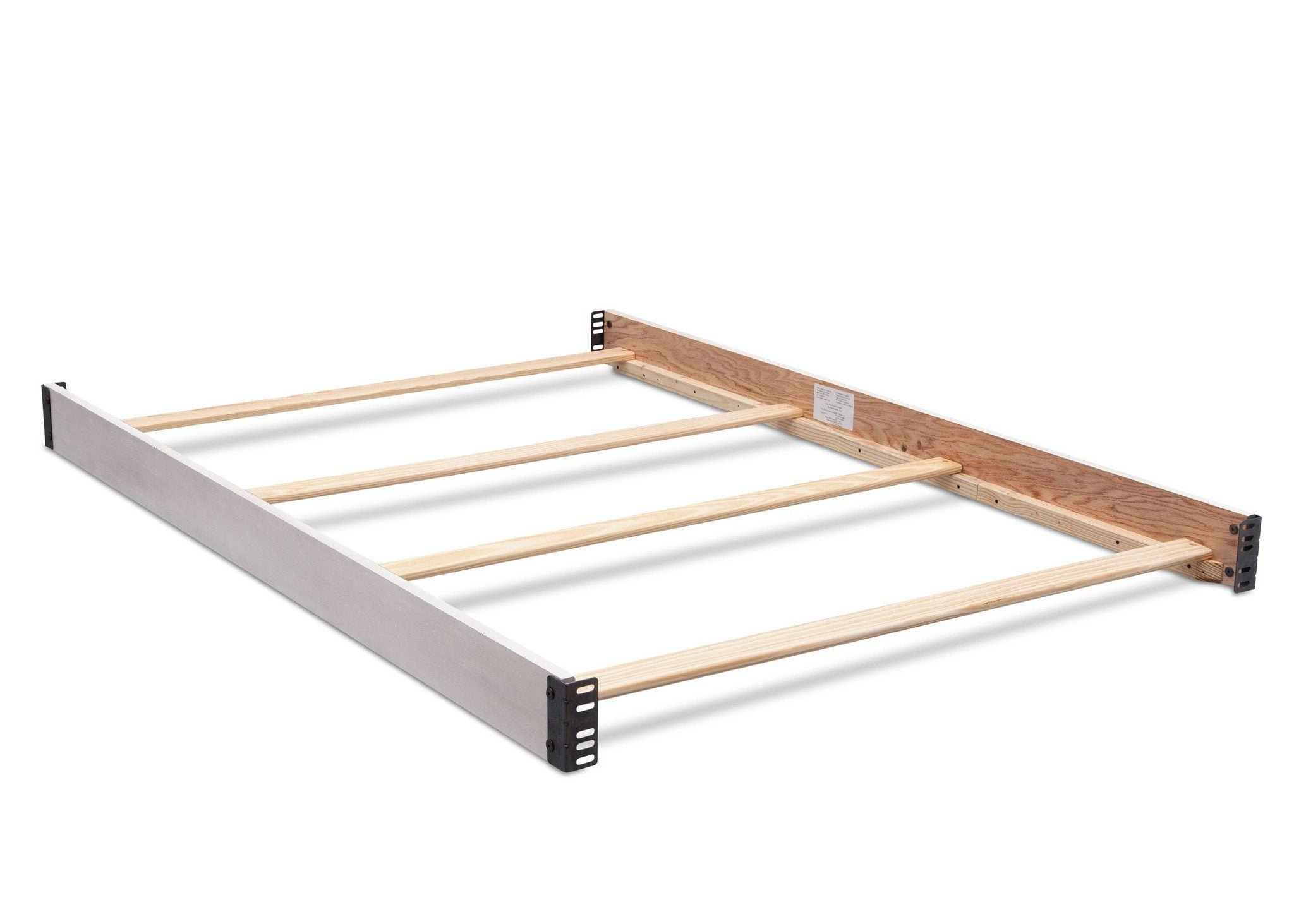 Full Size Wood Bed Rails (180050) - Sturdy & Safe Bed Frame Support for Adults & Kids - Perfect for Home, Dorm, or Guest Room Furniture Setup