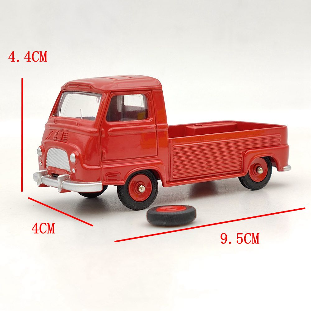 DeAgostini Dinky Toys 564 563 Red Miroitier Estafette Renault Cabine Vitree Diecast Model Car - 1:43 Scale Vintage Collectible Vehicle for Display & Gift Giving