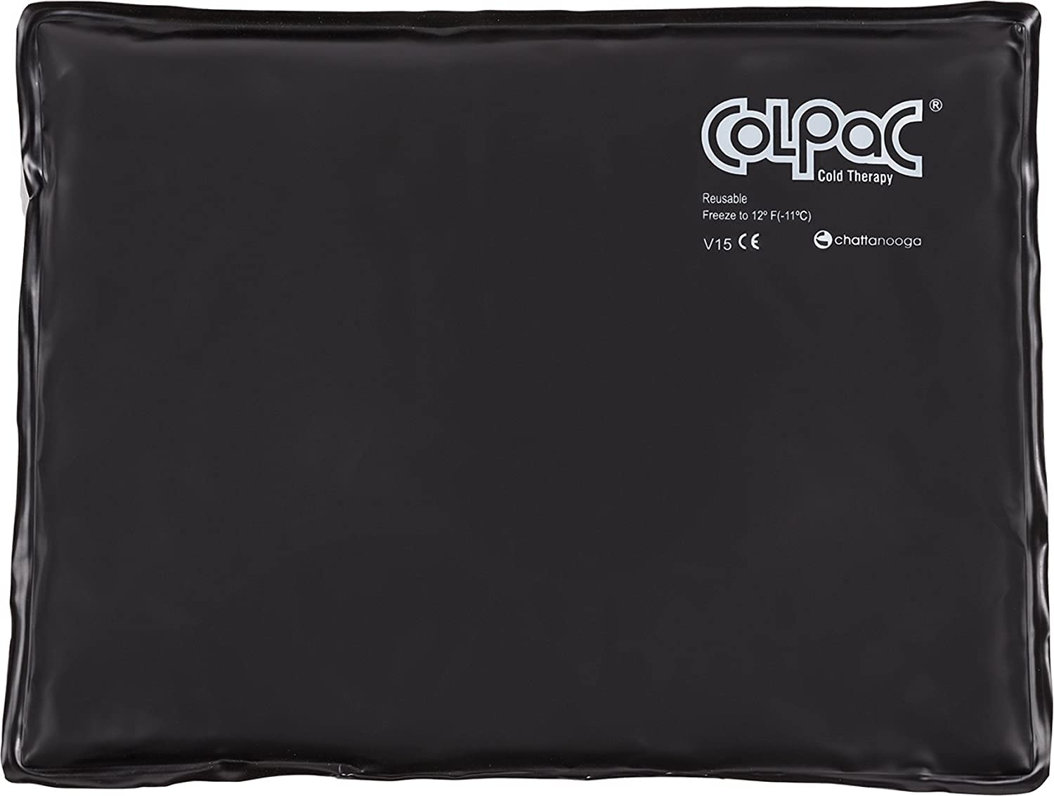 Chattanooga ColPac Reusable Gel Ice Pack - Black Polyurethane Standard Size 10