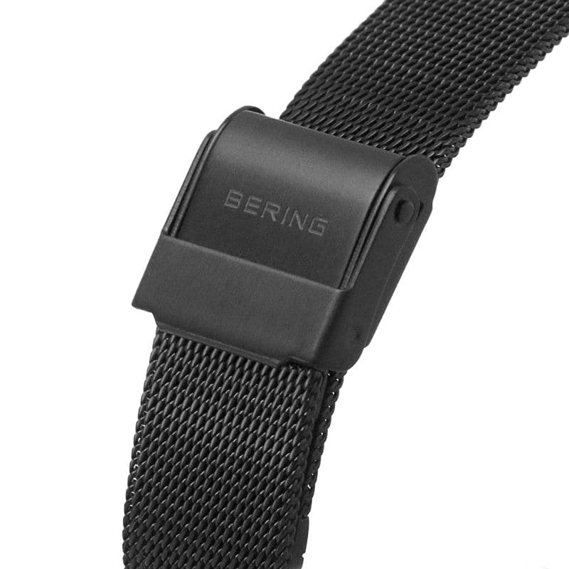 BERING 15729 166 Classic Ultra Slim Black Milanese Women's Watch - Elegant & Minimalist Timepiece for Office, Business, and Formal Occasions