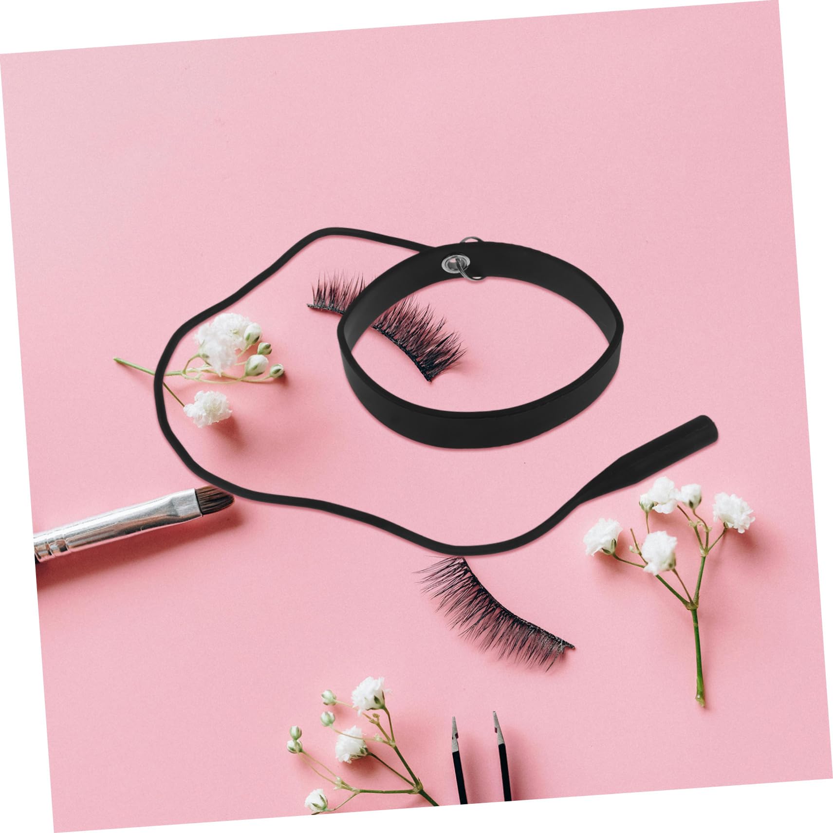 Baluue Eyelash Extension Tweezers Holder - Black Silicone Wristband for Lash Technicians | Convenient Eyelash Tweezer Bracelet for Professional & Home Use | Perfect for Salon, Spa, and DIY Lash Applications