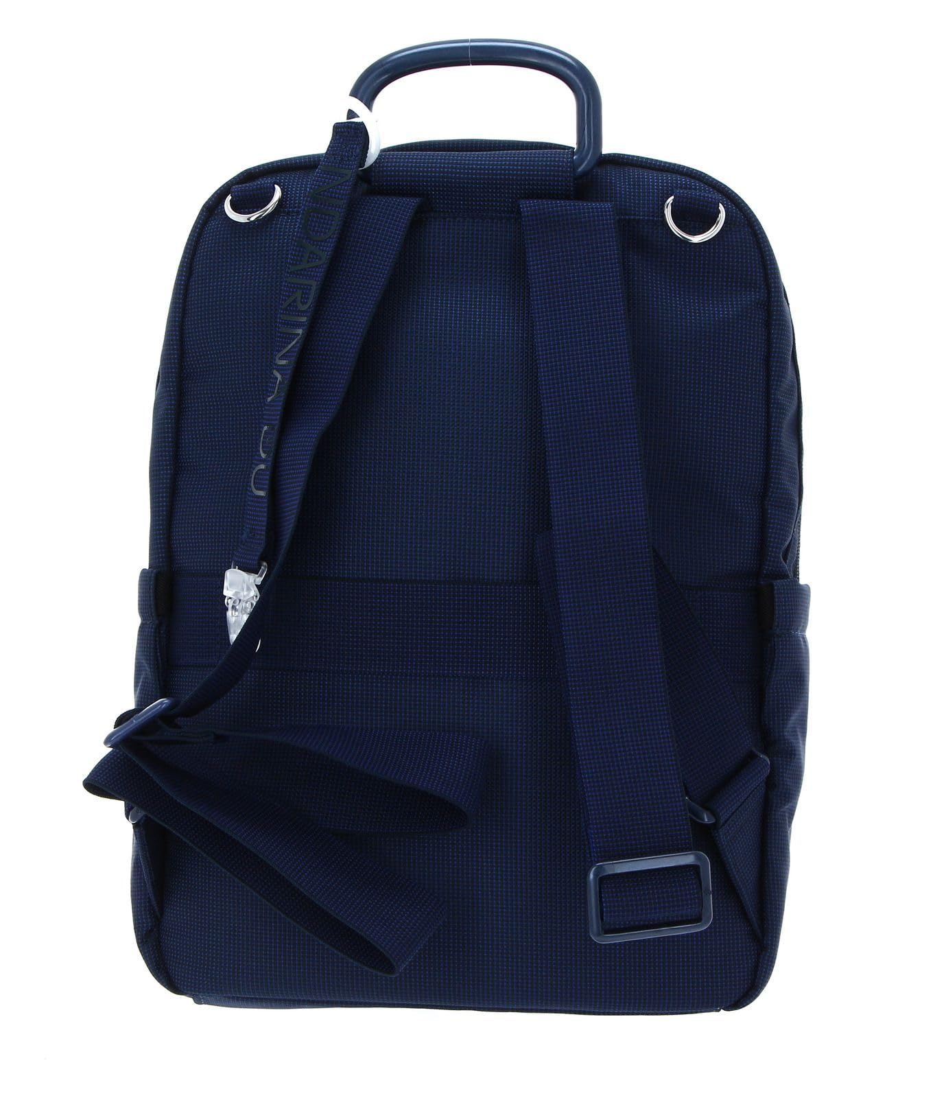 Mandarina Duck Women's Backpack Daypack - Stylish Dress Blue MD20 Mommy Bag for Work, Travel & Daily Use
