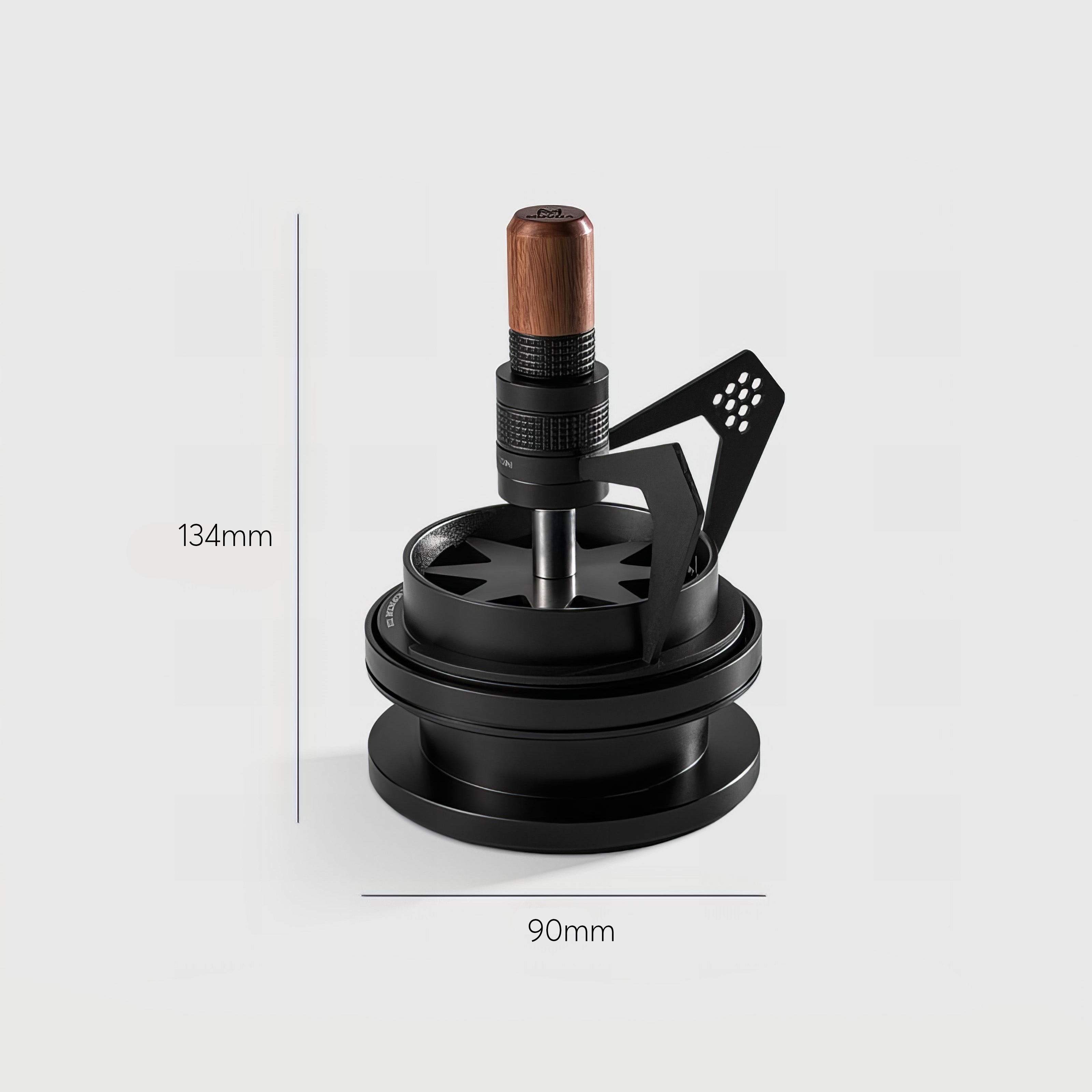 Premium Geared Spinning WDT Tool for Espresso - Professional Coffee Grounds Distributor & Leveler for Baristas & Home Brewing - Perfect for Espresso Machine Preparation & Latte Art