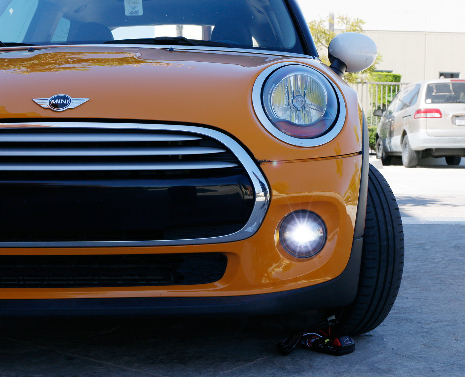 30W Full LED Halo Ring DRL Parking Fog Light Kit for 2015+ 3rd Gen MINI Cooper - Upgrade Headlights for Enhanced Visibility & Style