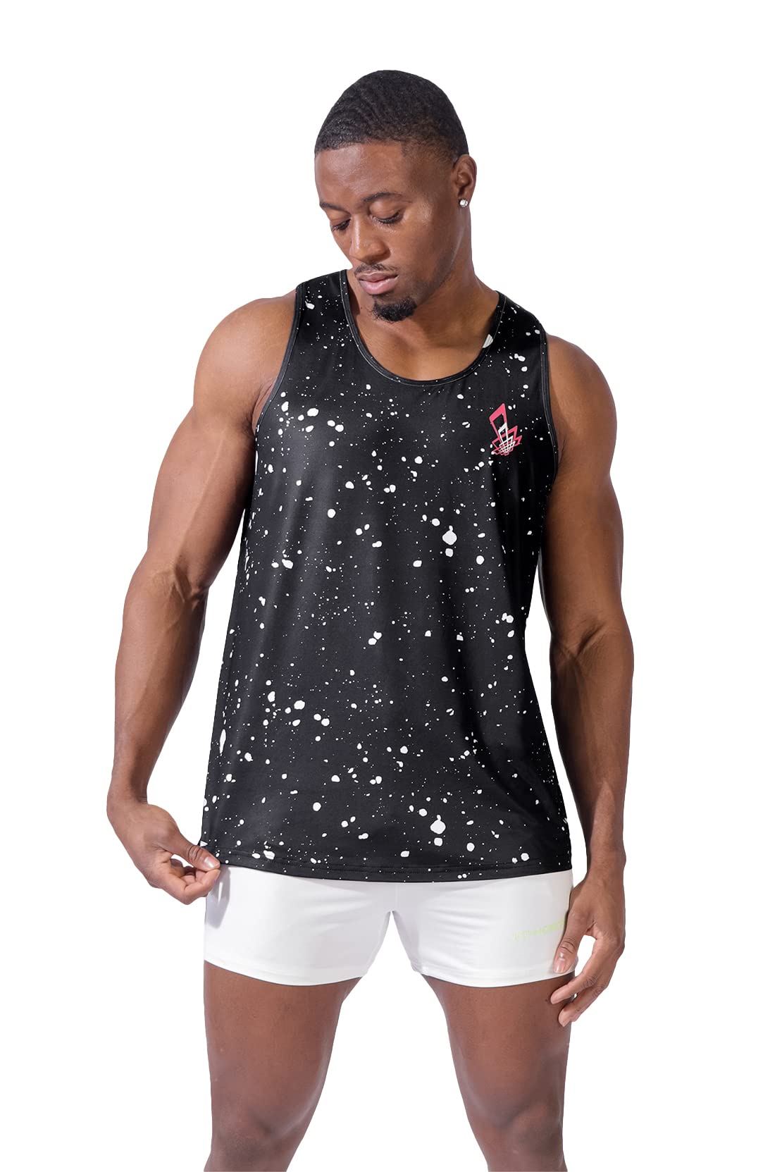 Jed North Men's Graphic Bodybuilding Tank Tops - Camo Pattern Gym Stringers & Racerback Workout Shirts for Bodybuilding, Weightlifting & Fitness Training