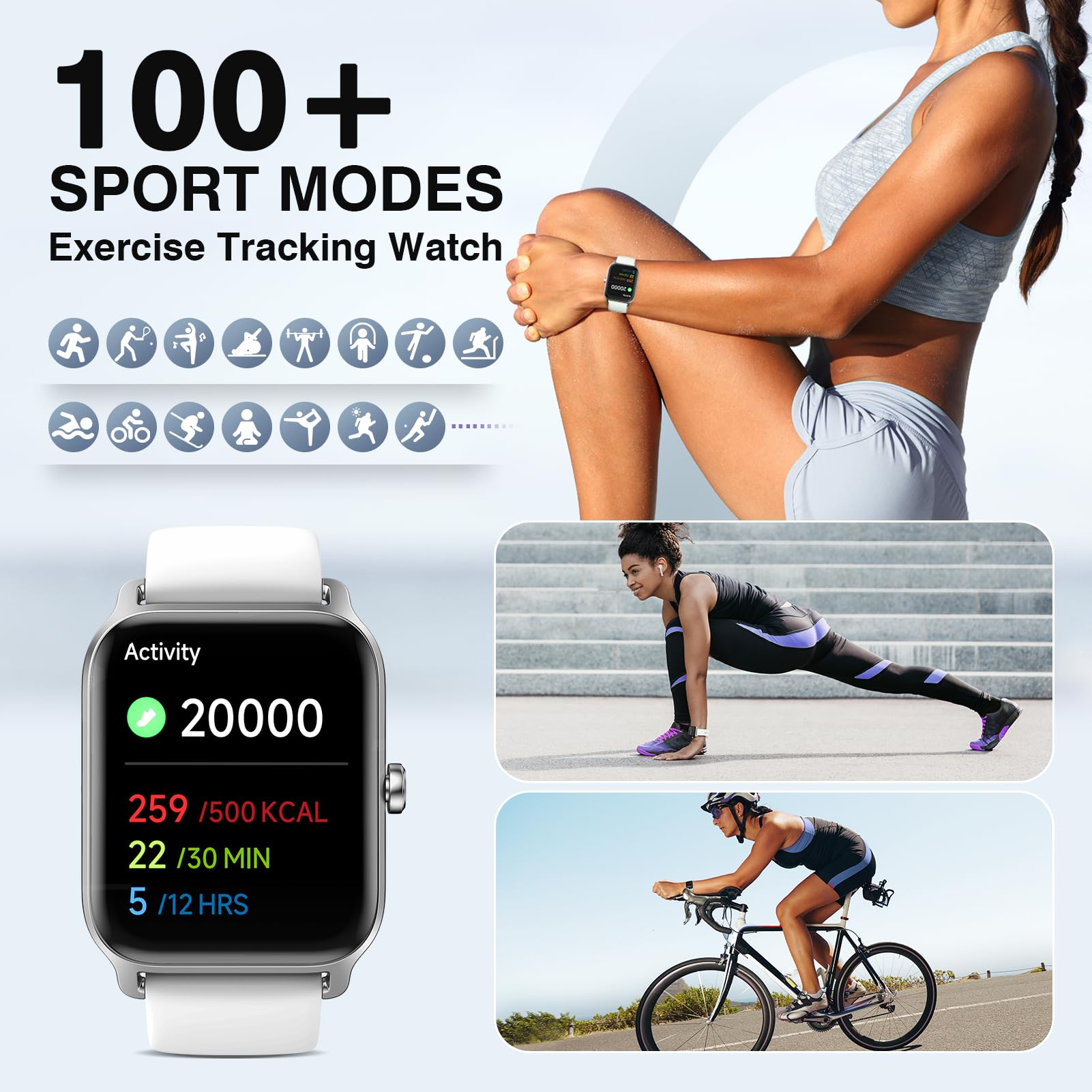Smart Watches for Women - 1.8